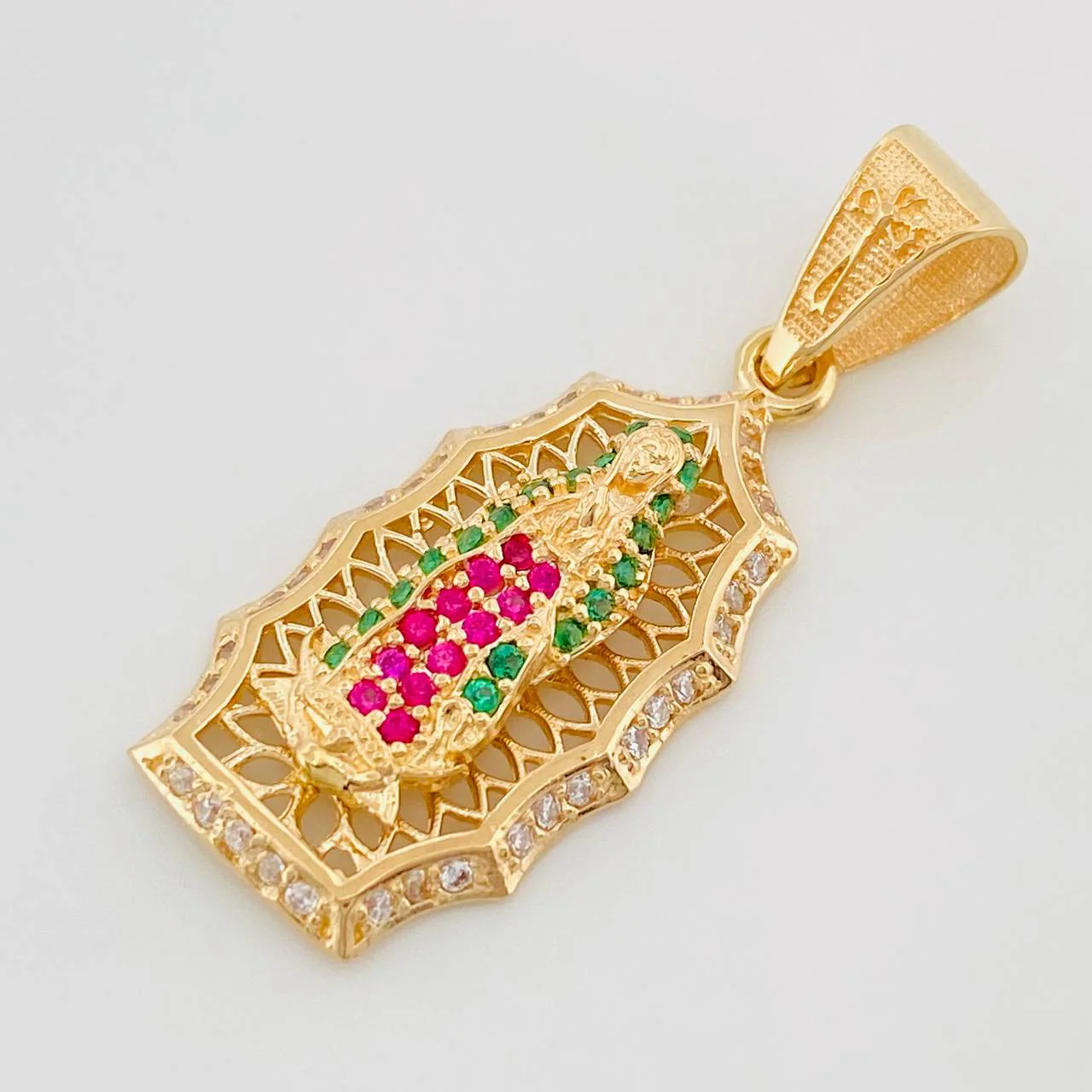 Dije Virgen Guadalupe 3.1 g / 3 cm Oro Amarillo 18K - Image 3