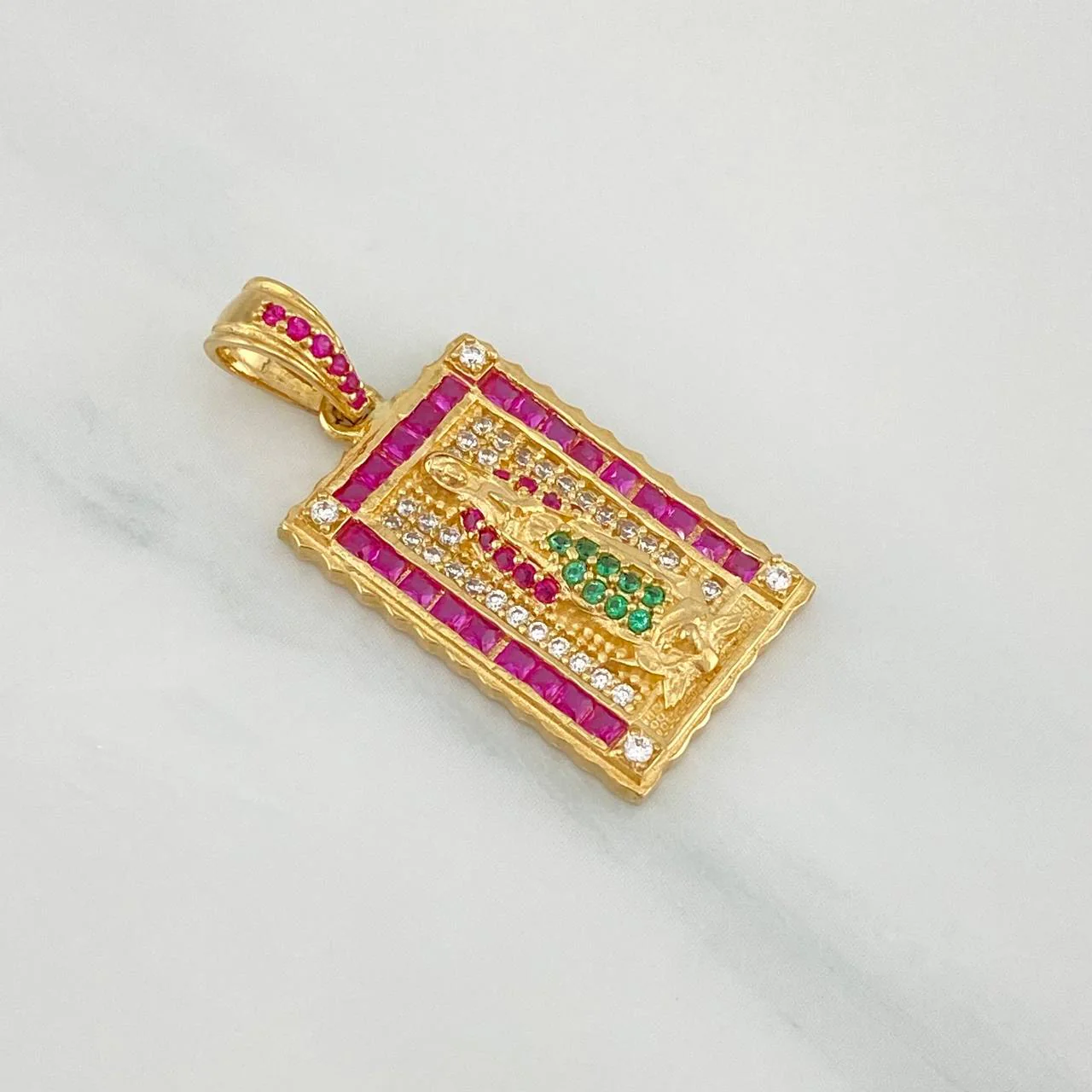 Dije Virgen Guadalupe 3.9 g / 3 cm Oro Amarillo 18K - Image 3