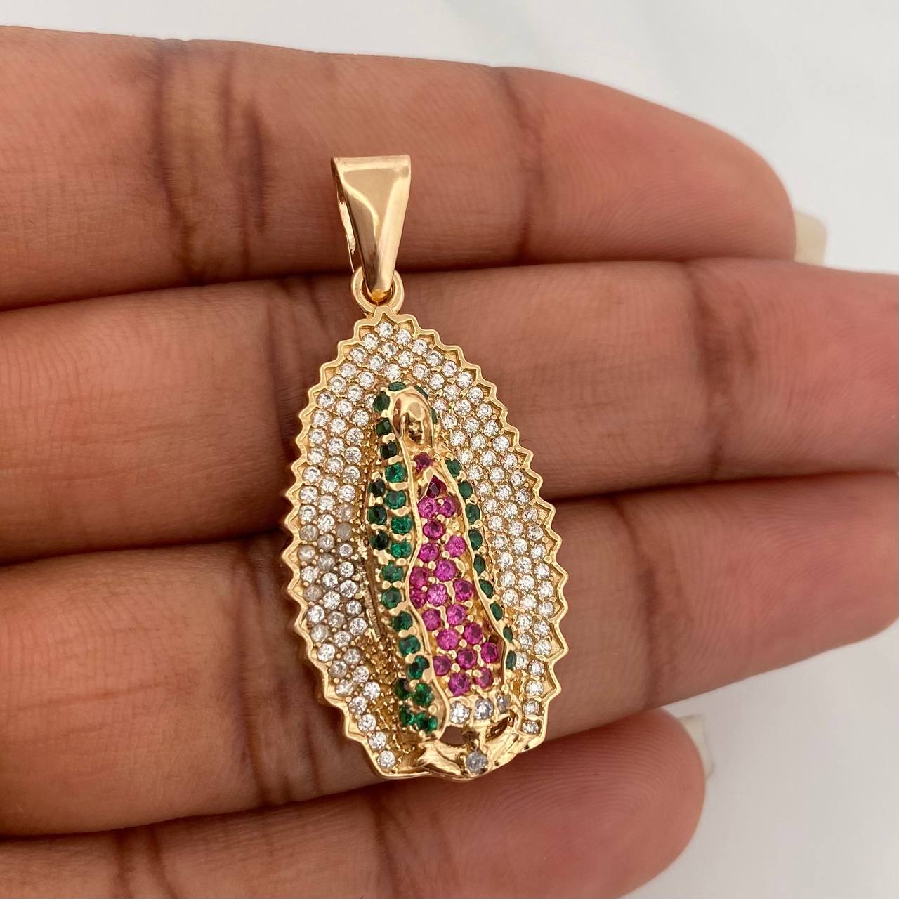 Dije Virgen Guadalupe 5.95gr / 4cm / Oro Amarillo 18K & - Image 4