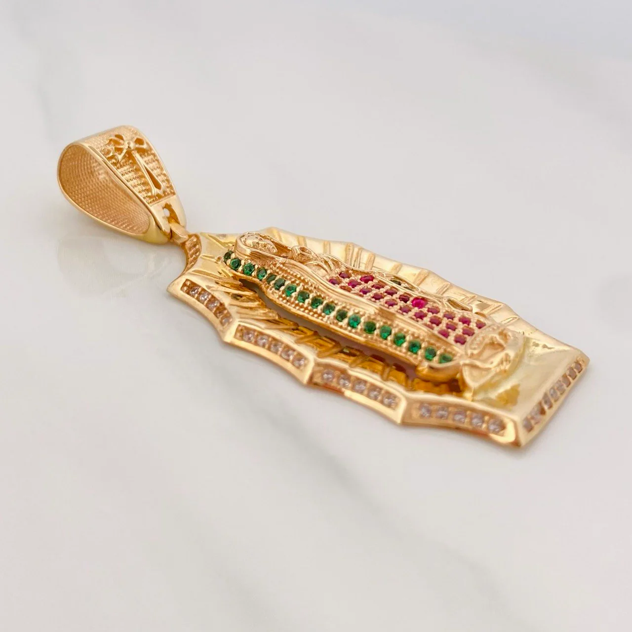 Dije Virgen Guadalupe 7.1 g / 4.7 cm Oro Amarillo 18K - Image 3