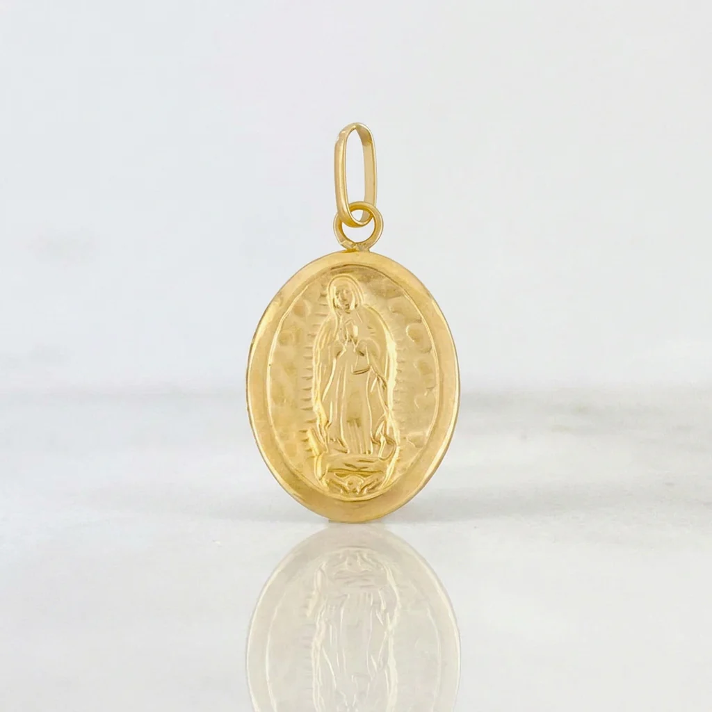 Dije Virgen Guadalupe Plana 1 g / 2.6 cm Oro Amarillo 18K