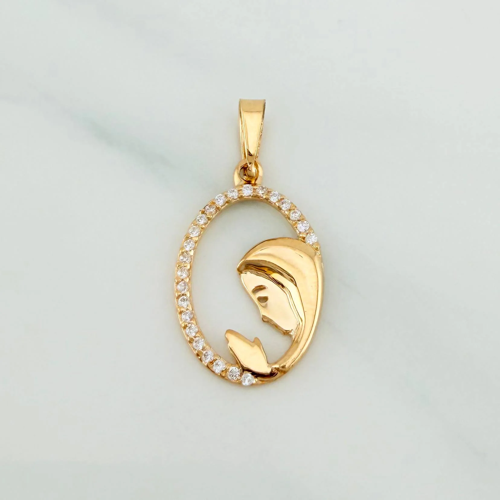 Dije Virgen Maria 1 g / 2.5 cm Oro Amarillo 18K