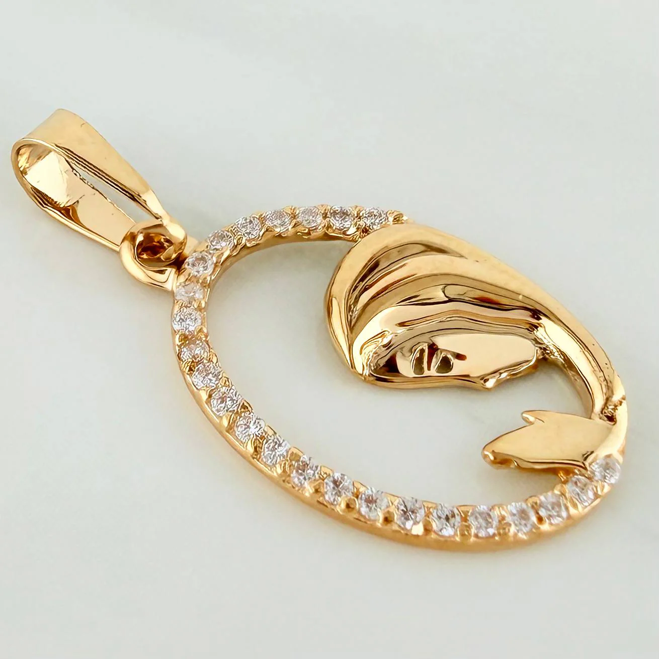 Dije Virgen Maria 1 g / 2.5 cm Oro Amarillo 18K - Image 3