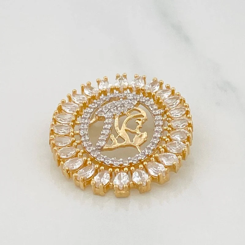 Dije Virgen Maria 2.95g / 2.4cm Oro Amarillo 18K - Image 3