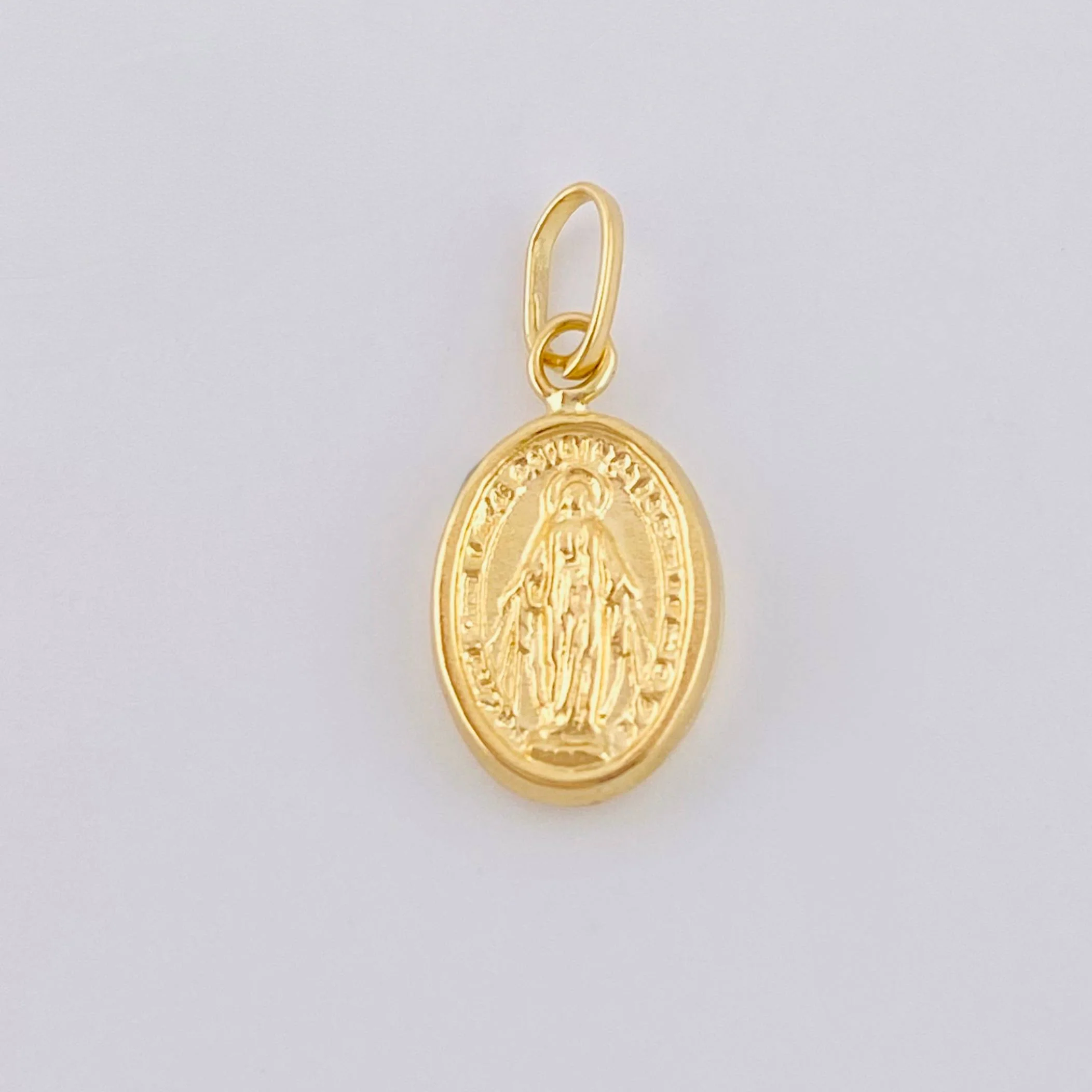 Dije Virgen Milagrosa 0.35gr / 1.5cm / Oro Amarillo 18K © - Image 4