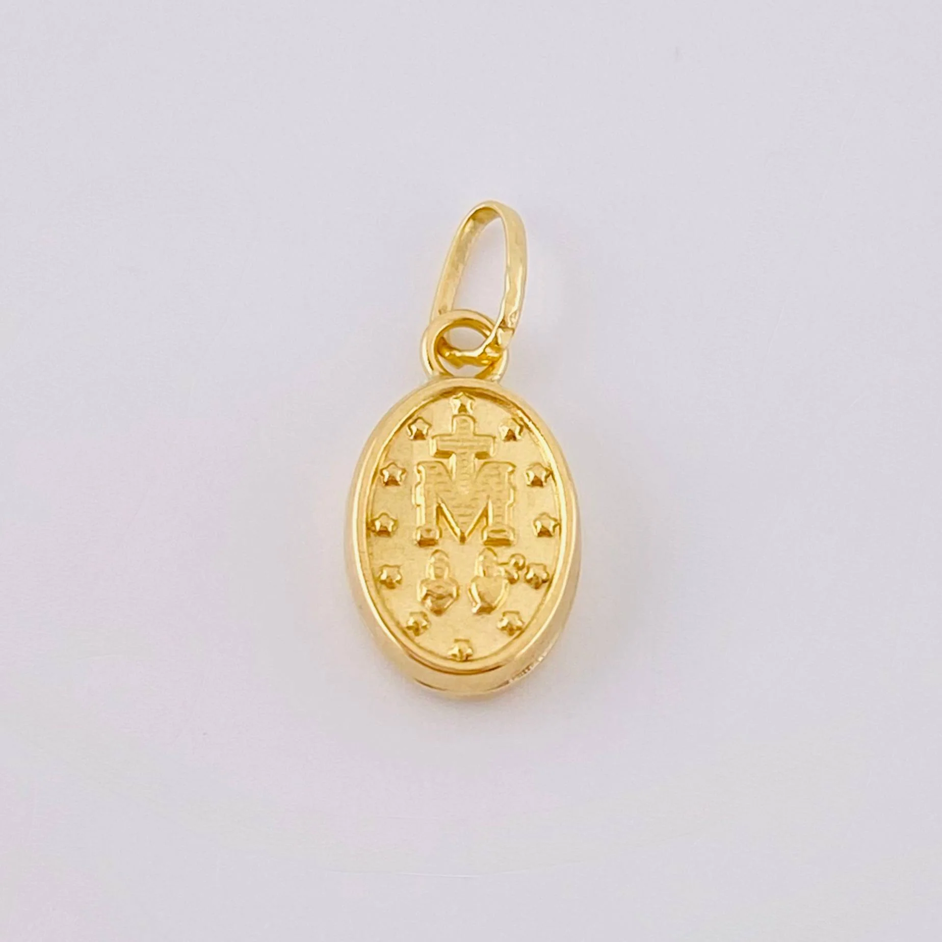 Dije Virgen Milagrosa 0.35gr / 1.6cm / Oro Amarillo 18K © - Image 2