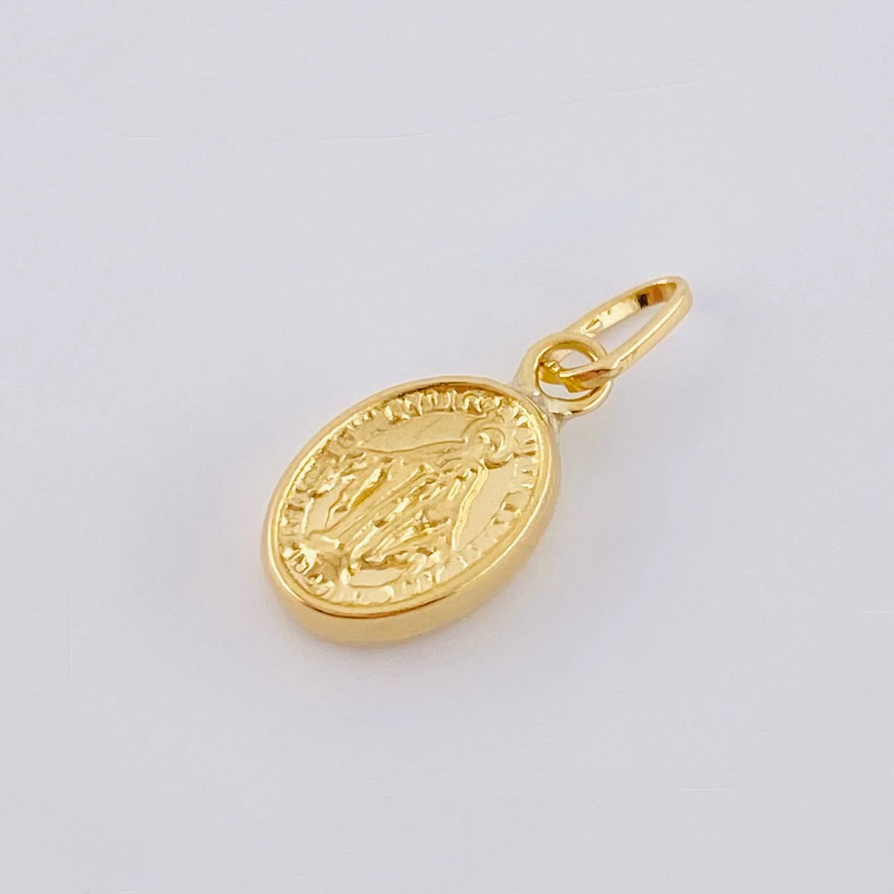 Dije Virgen Milagrosa 0.35gr / 1.6cm / Oro Amarillo 18K © - Image 4