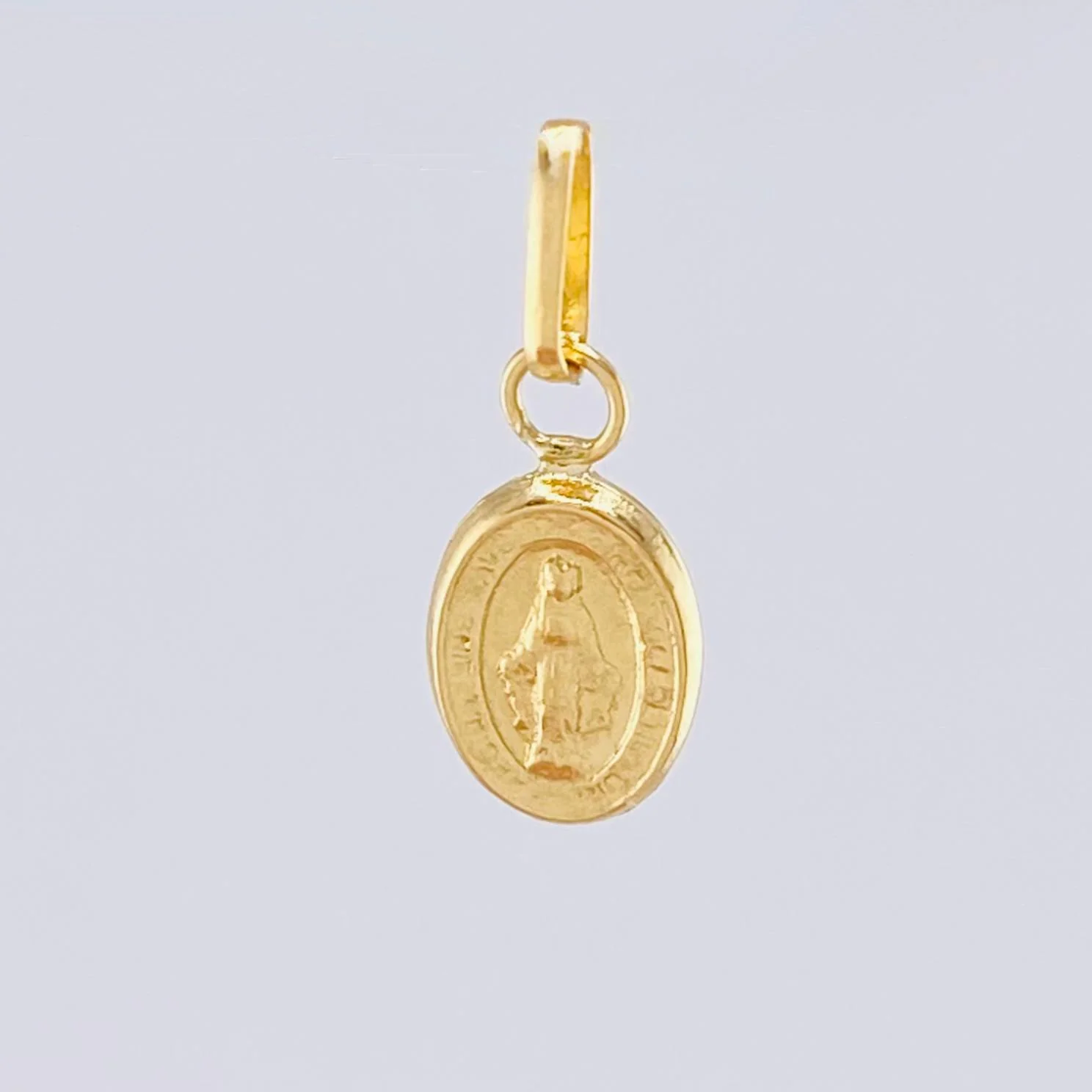 Dije Virgen Milagrosa 0.4gr / 1.4cm / Oro Amarillo 18K * - Image 2