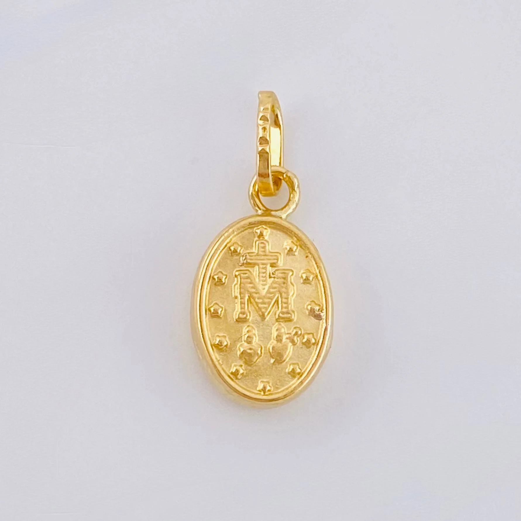 Dije Virgen Milagrosa 0.4gr / 1.5cm / Oro Amarillo 18K - Image 7