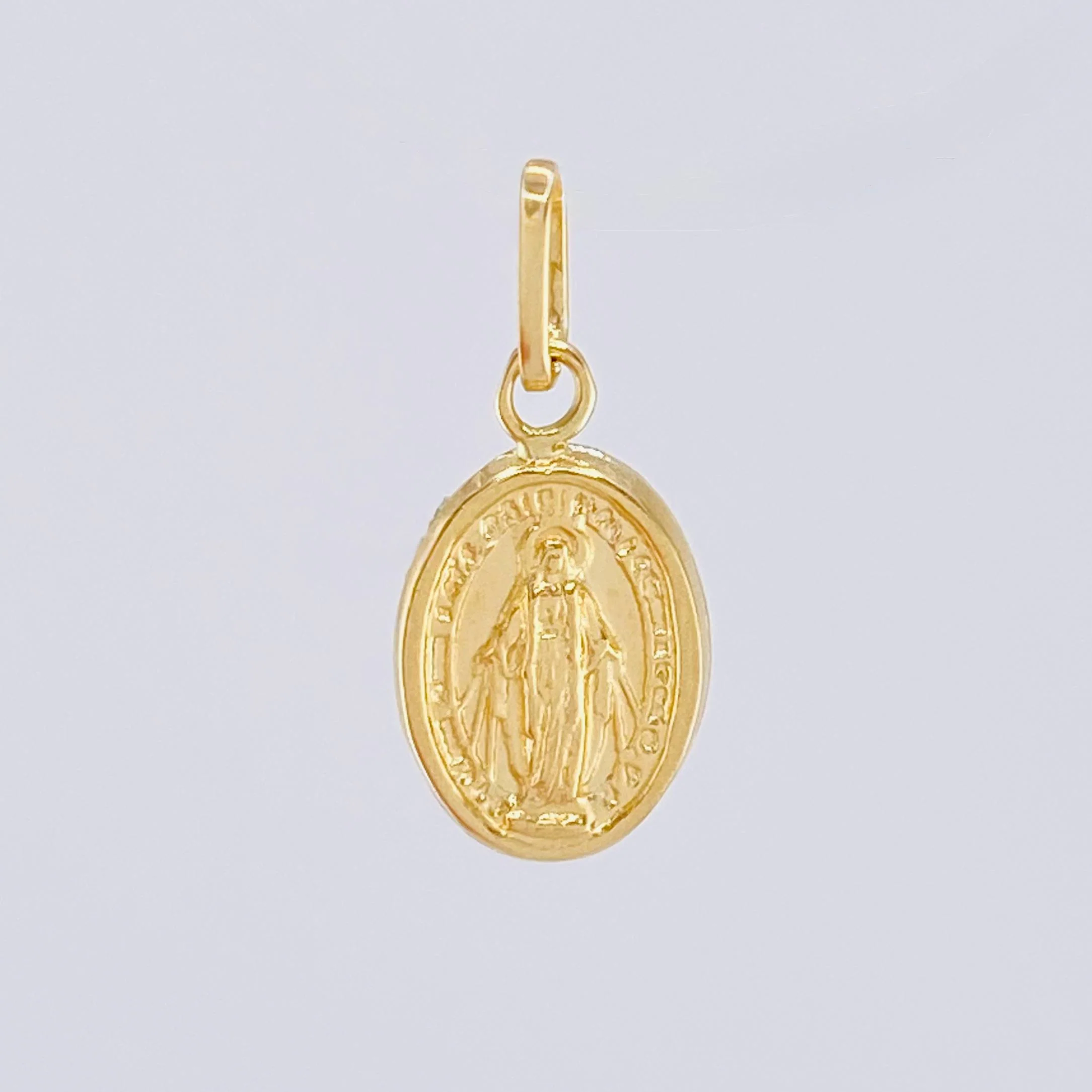 Dije Virgen Milagrosa 0.4gr / 1.5cm / Oro Amarillo 18K - Image 2