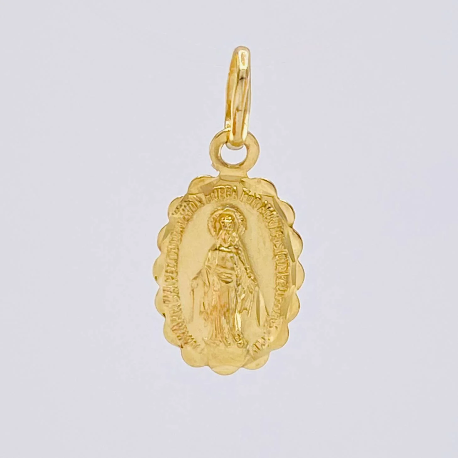 Dije Virgen Milagrosa 0.5gr / 1.8cm / Oro Amarillo 18K * - Image 2