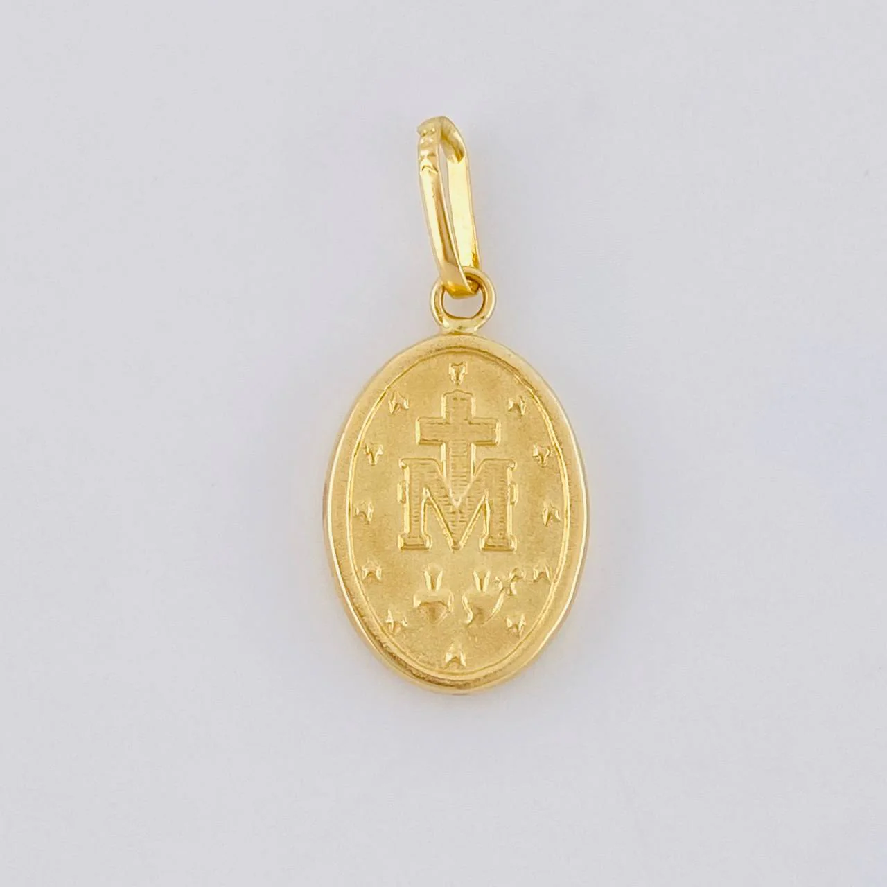 Dije Virgen Milagrosa 0.7 g / 2.2 cm Oro Amarillo 18K - Image 2
