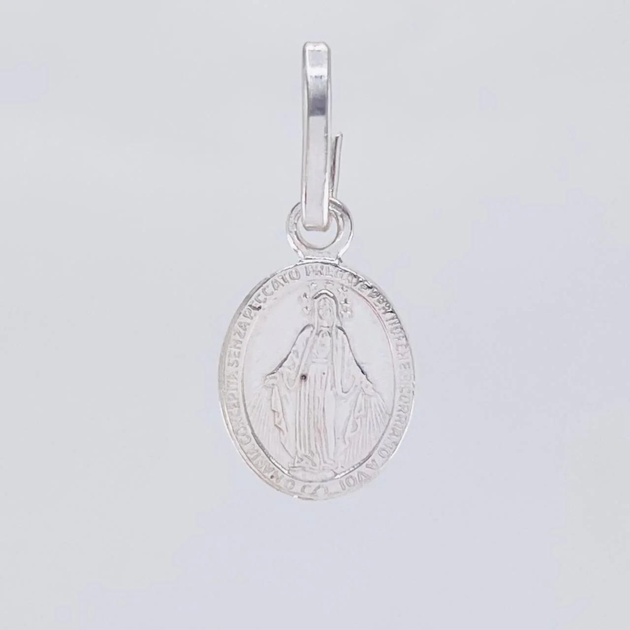 Dije Virgen Milagrosa 0.85 g / 1.7 cm Plata 925 - Image 2