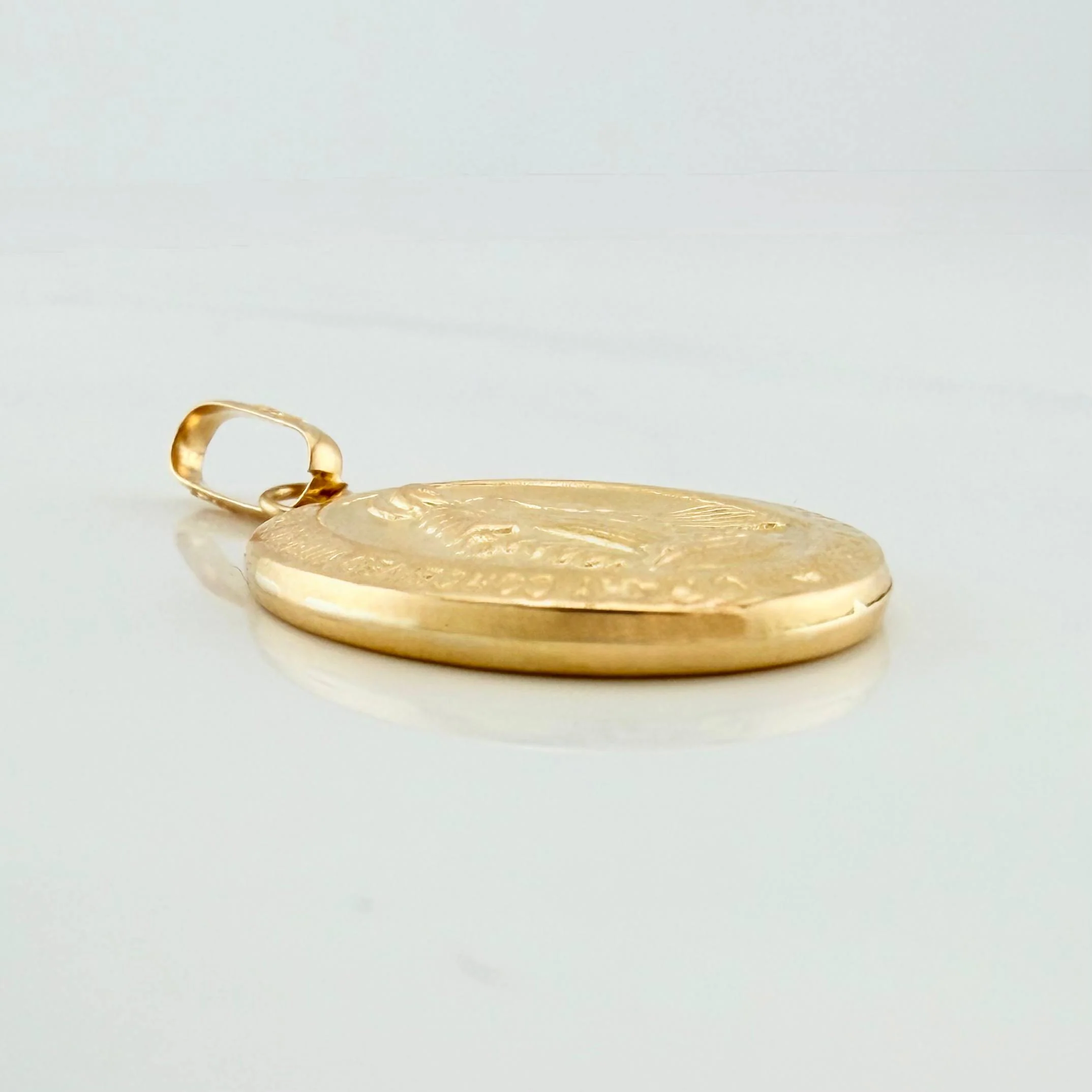 Dije Virgen Milagrosa 1.7 g / 3.2 cm Oro Amarillo 18K - Image 3