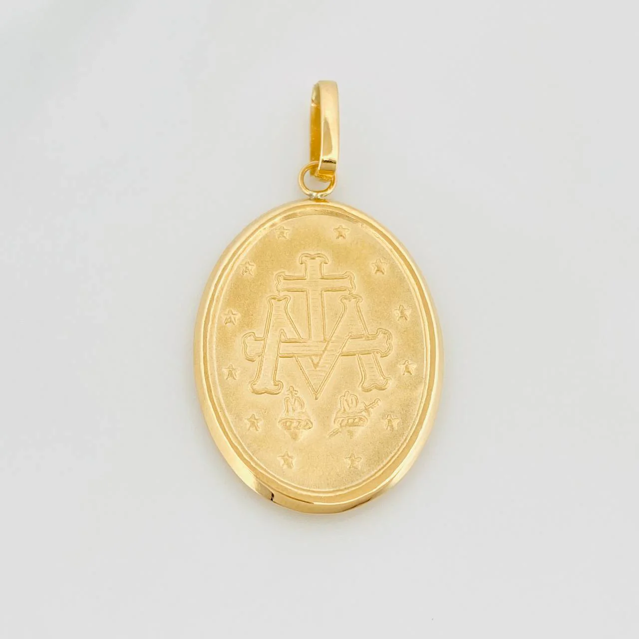 Dije Virgen Milagrosa 3 g / 4.2 cm Oro Amarillo 18K - Image 2
