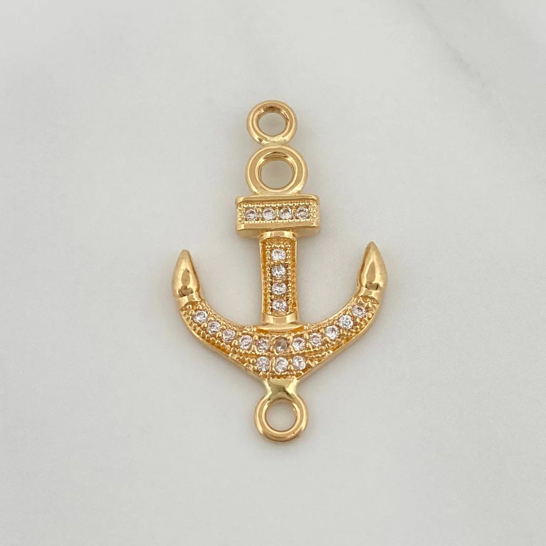 Herraje Ancla 1.5gr / 2.5cm / Oro Amarillo 18K