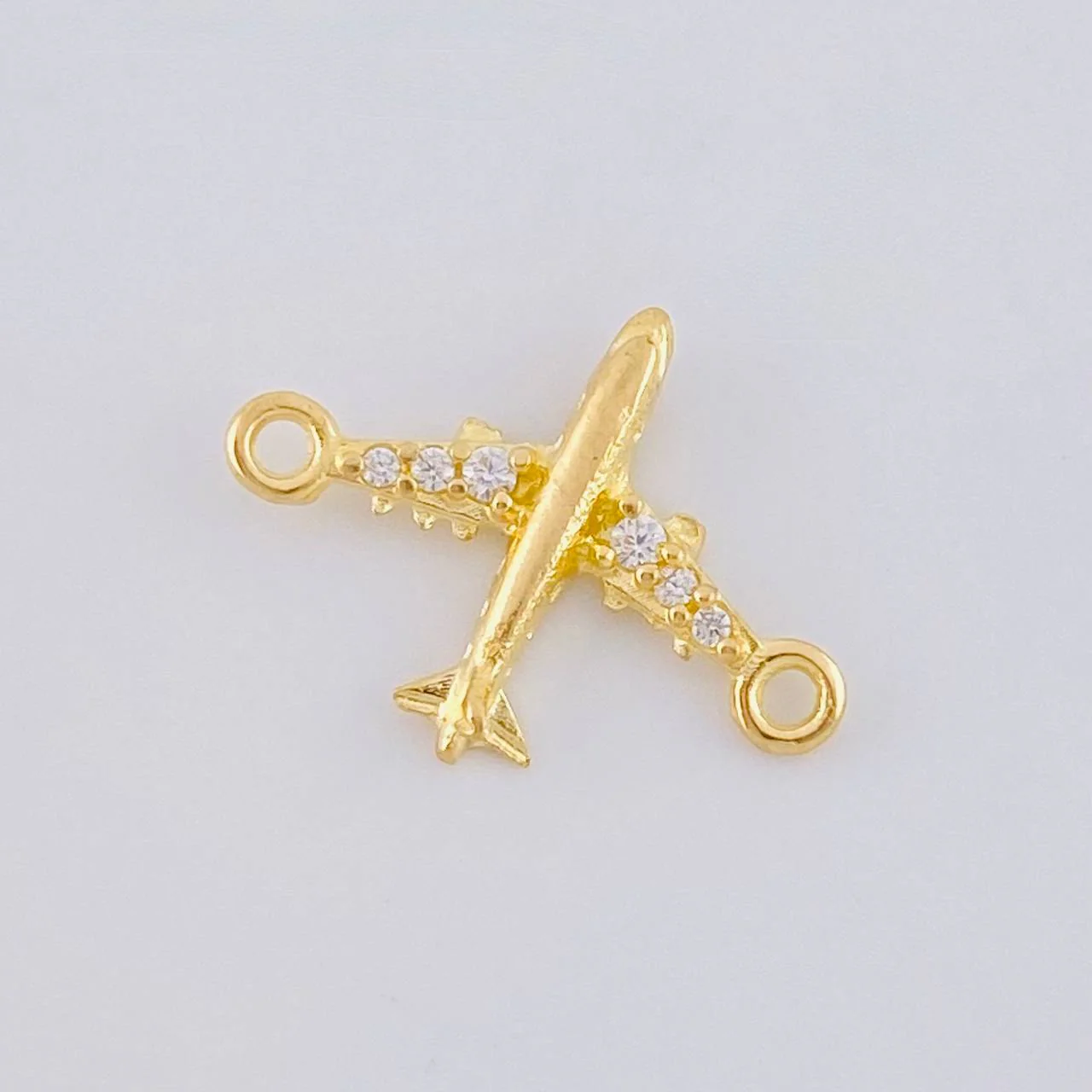 Herraje Avión 0.5 g / 1.5 cm Oro Amarillo 18K - Image 2