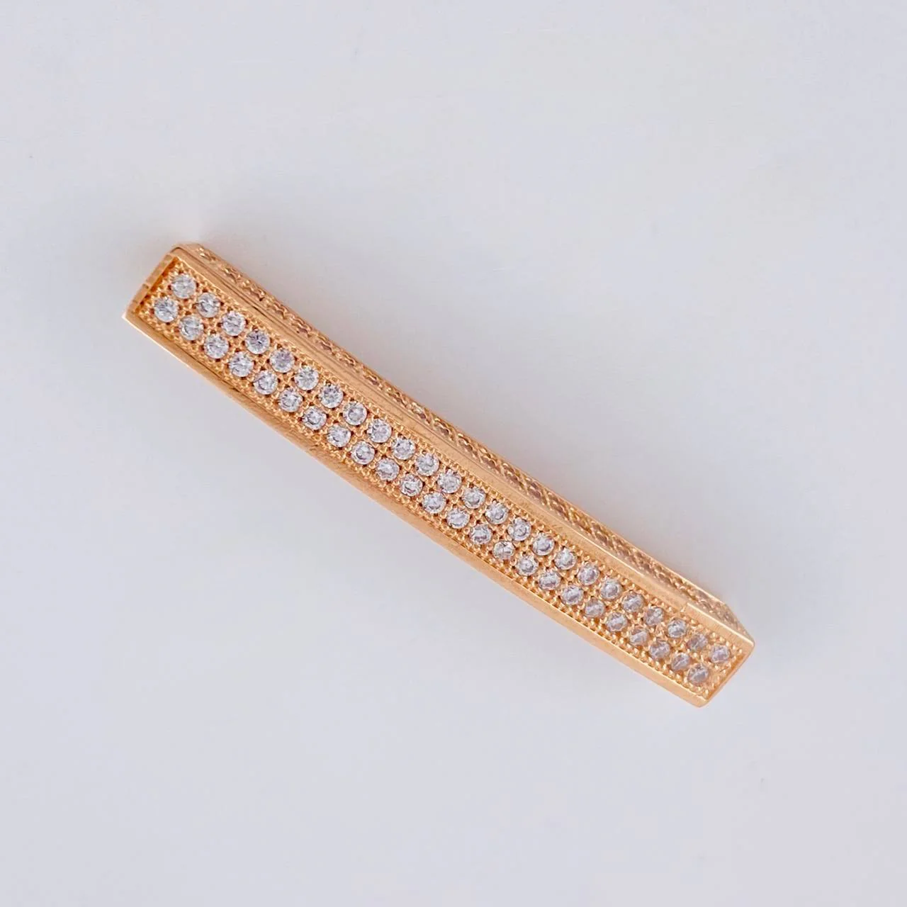 Herraje Barra 5.25 g / 3.8 cm Oro Rosa 18K - Image 2