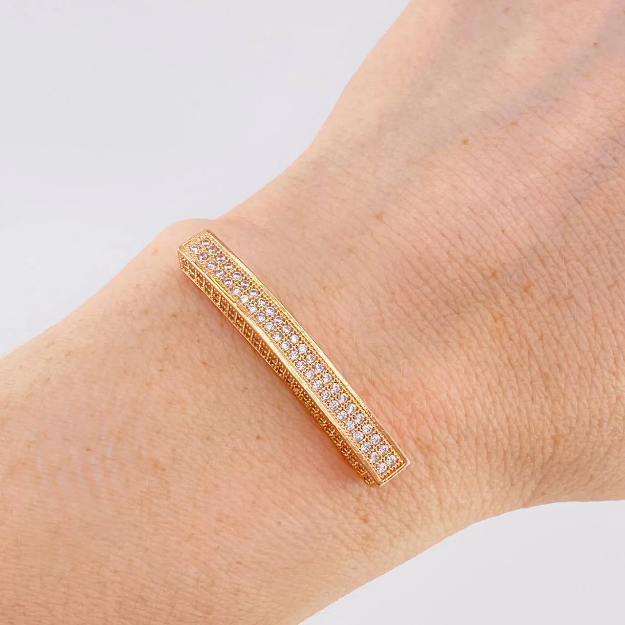 Herraje Barra 5.25 g / 3.8 cm Oro Rosa 18K - Image 5