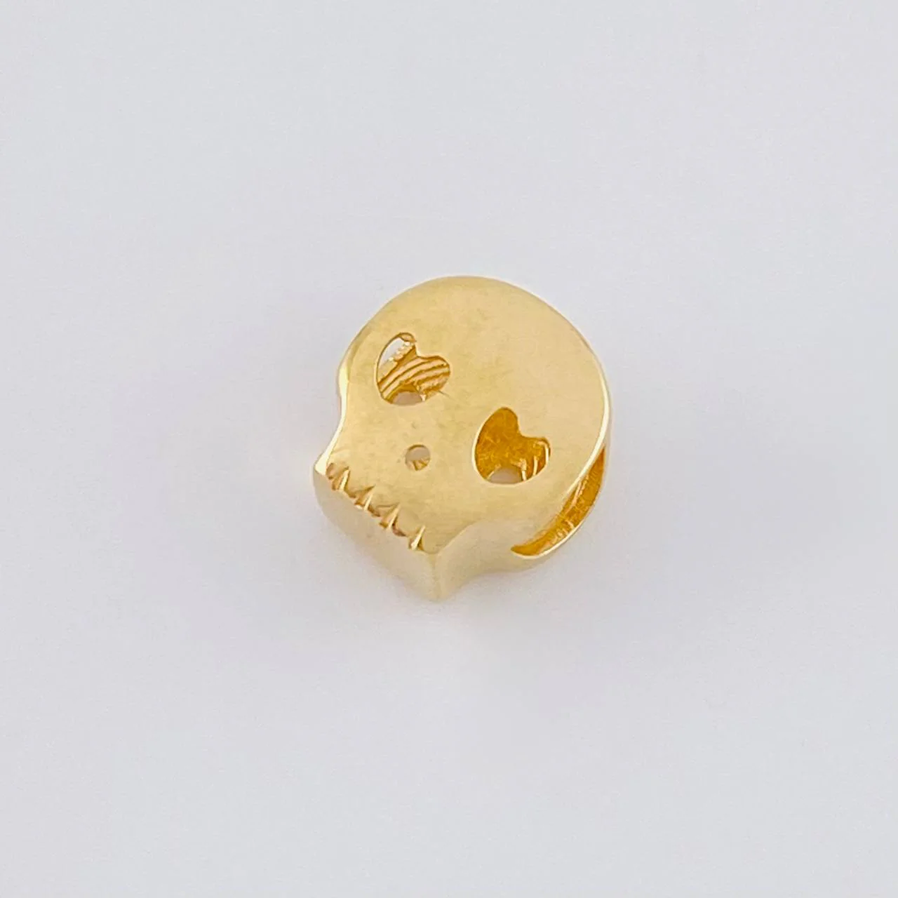 Herraje Calavera 1.45 g / 0.8 cm Oro Amarillo 18K - Image 2