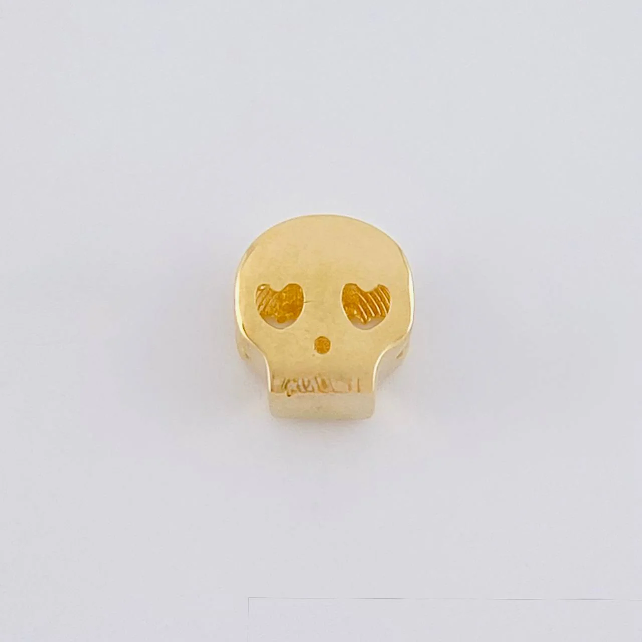 Herraje Calavera 1.55 g / 0.8 cm Oro Amarillo 18K