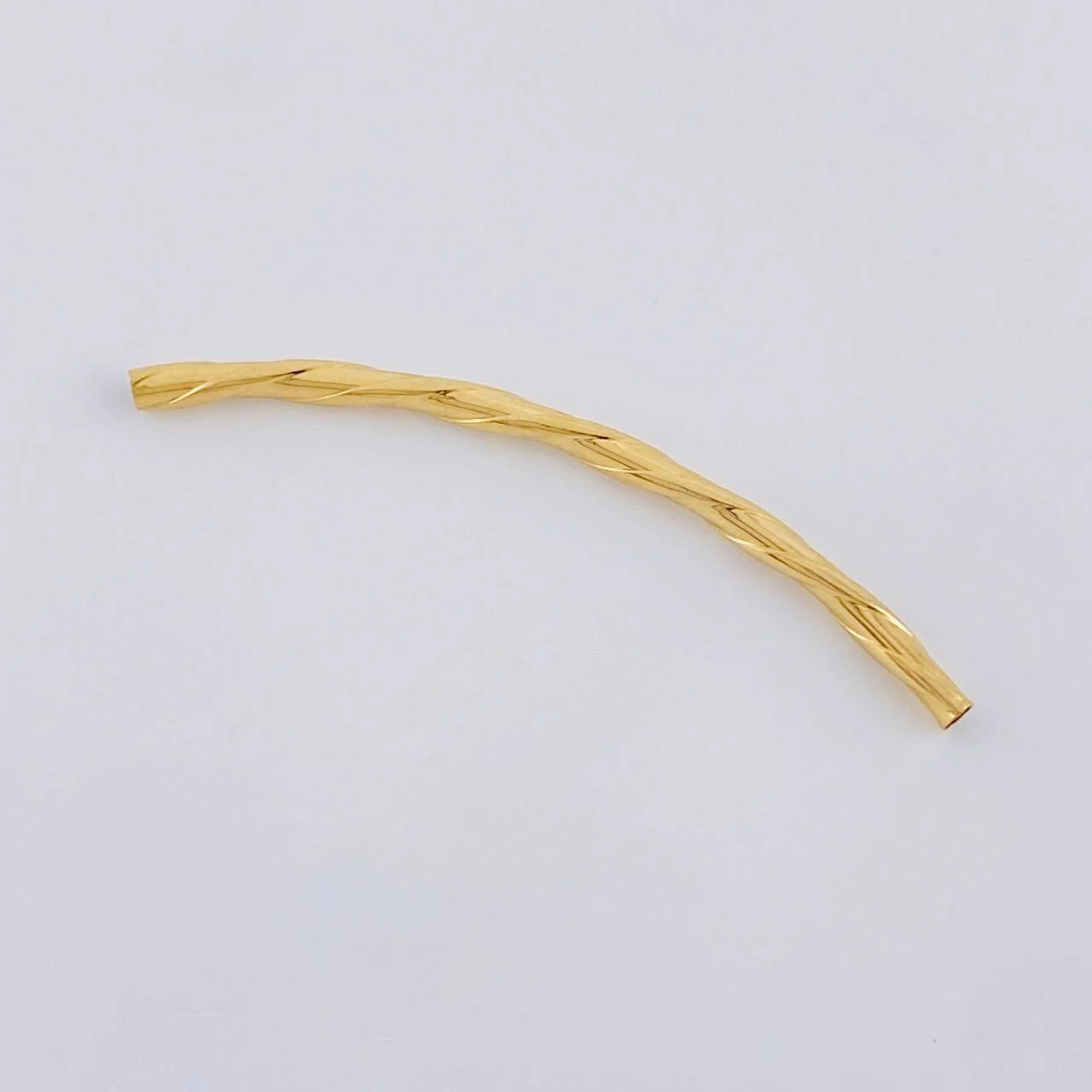 Herraje Cilindro 0.3 g / 3.8 cm Oro Amarillo 18K - Image 2