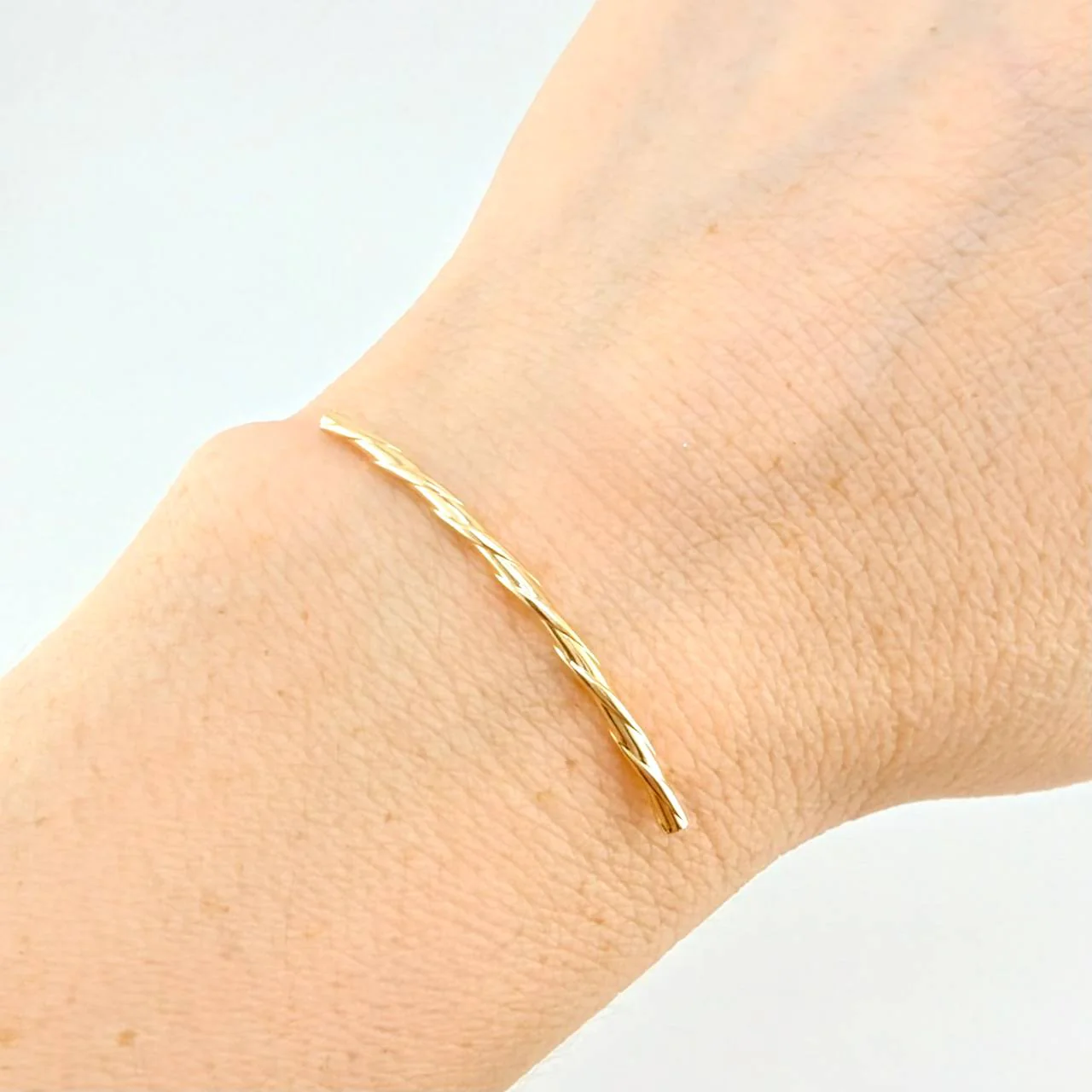 Herraje Cilindro 0.3 g / 4 cm Oro Amarillo 18K - Image 4