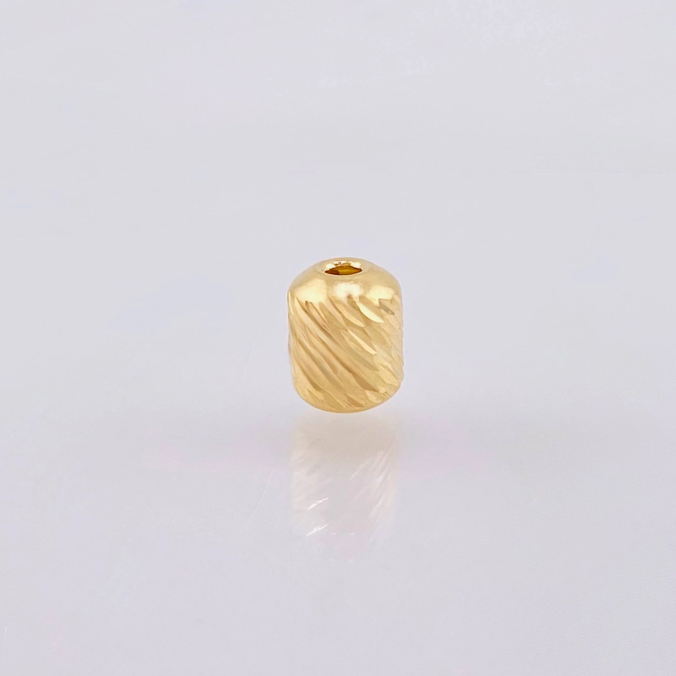 Herraje Cilindro 0.3gr / 8mm Oro Amarillo 18K - Image 3