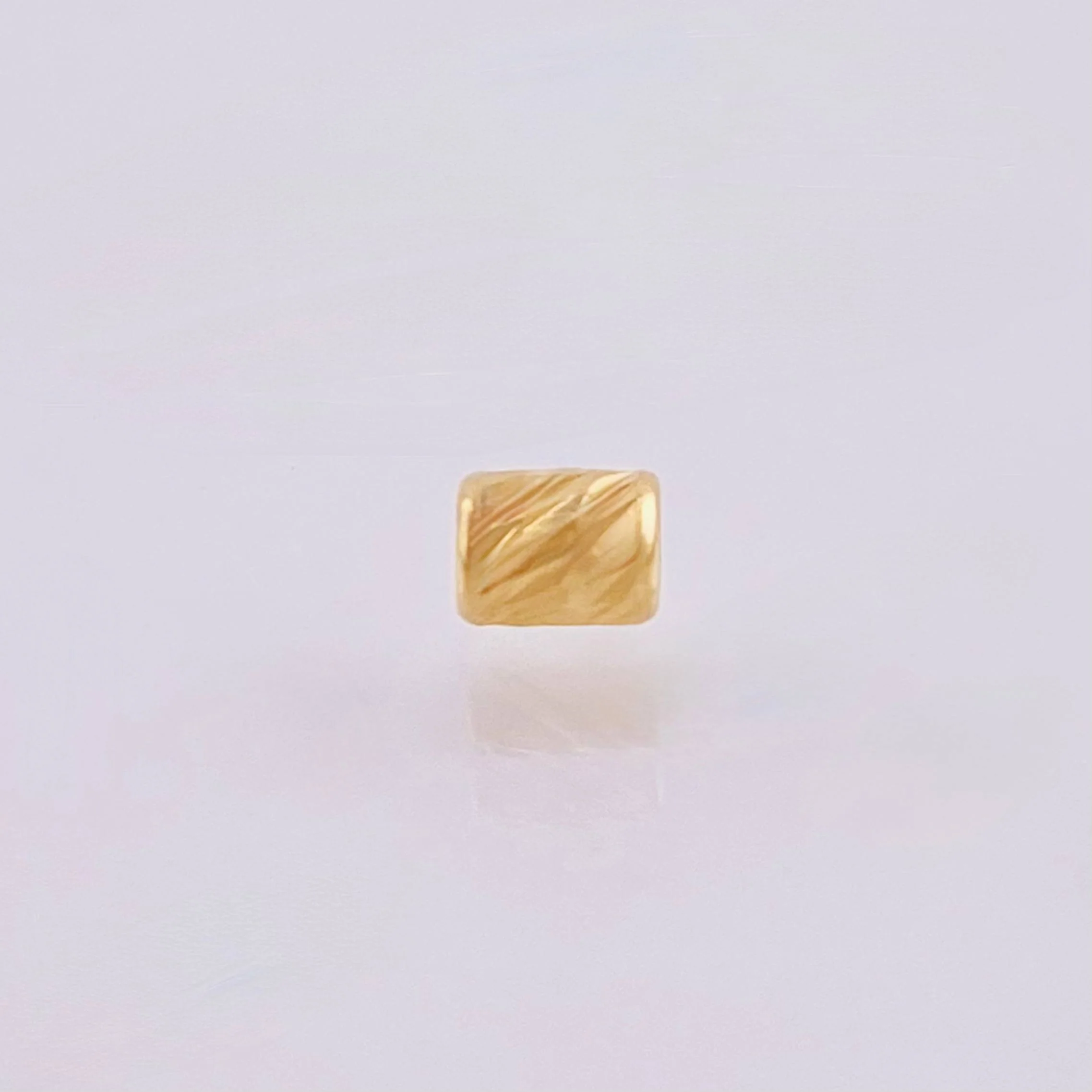 Herraje Cilindro 0.05gr / 4mm Oro Amarillo 18K ©
