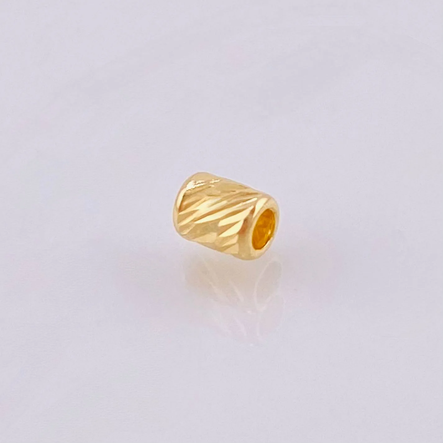 Herraje Cilindro 0.05gr / 4mm Oro Amarillo 18K © - Image 2