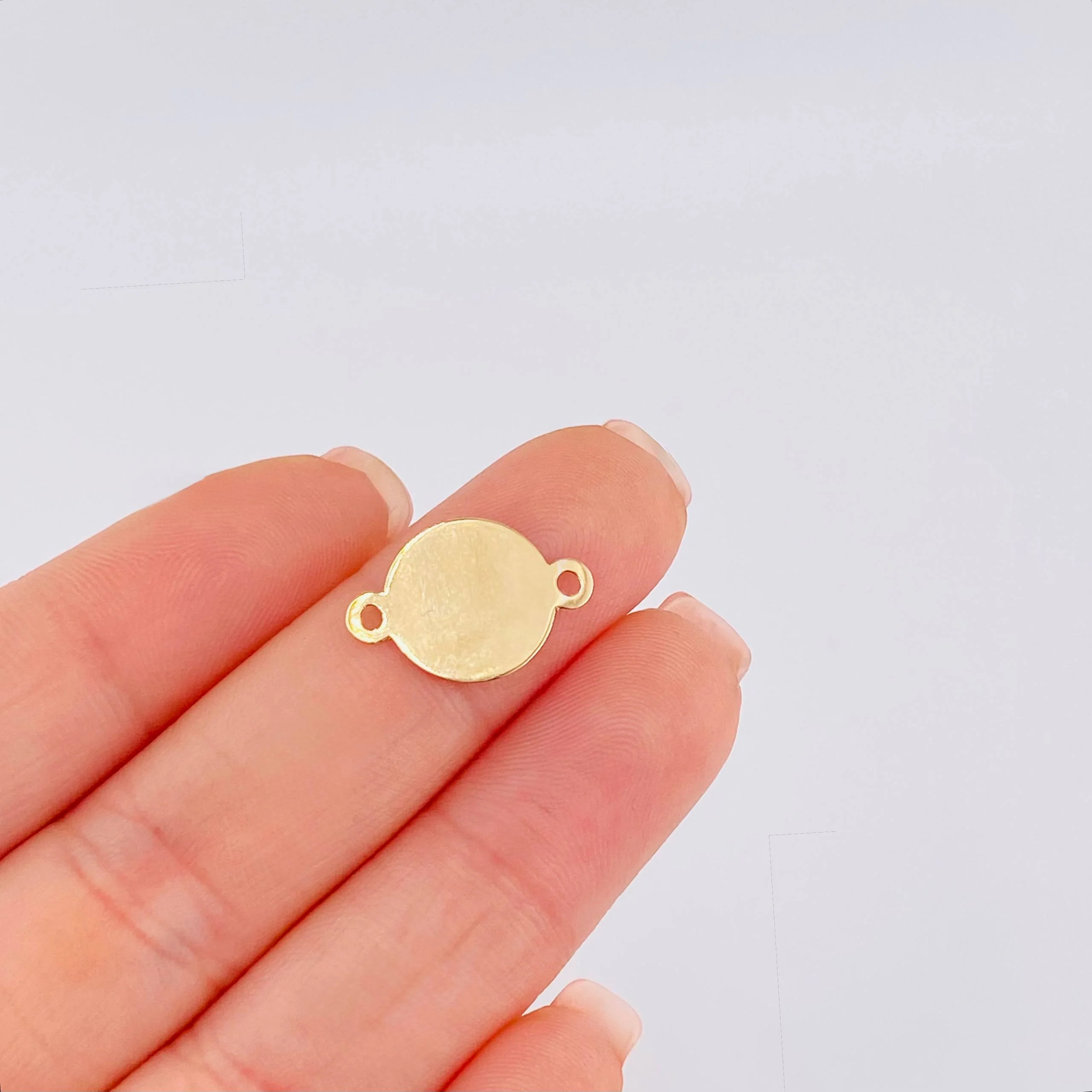 Herraje Circulo 0.5gr / 1.8cm / Oro Amarillo 18K - Image 3