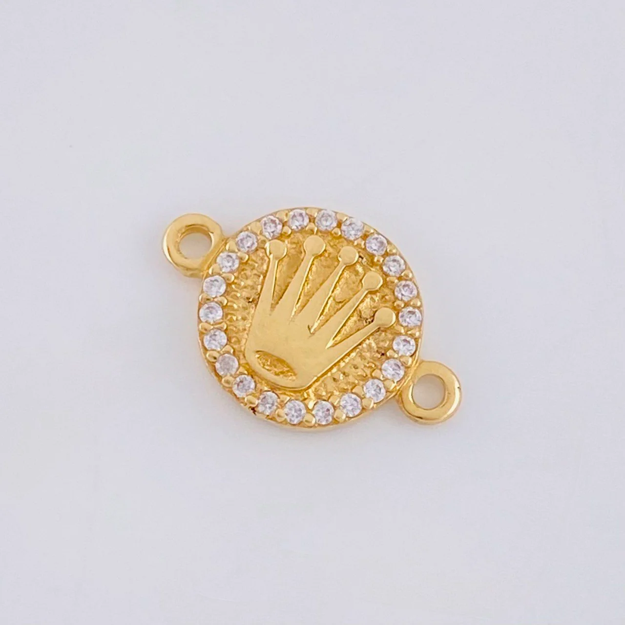 Herraje Circulo Corona 1 g / 1.5 cm Oro Amarillo 18K - Image 3