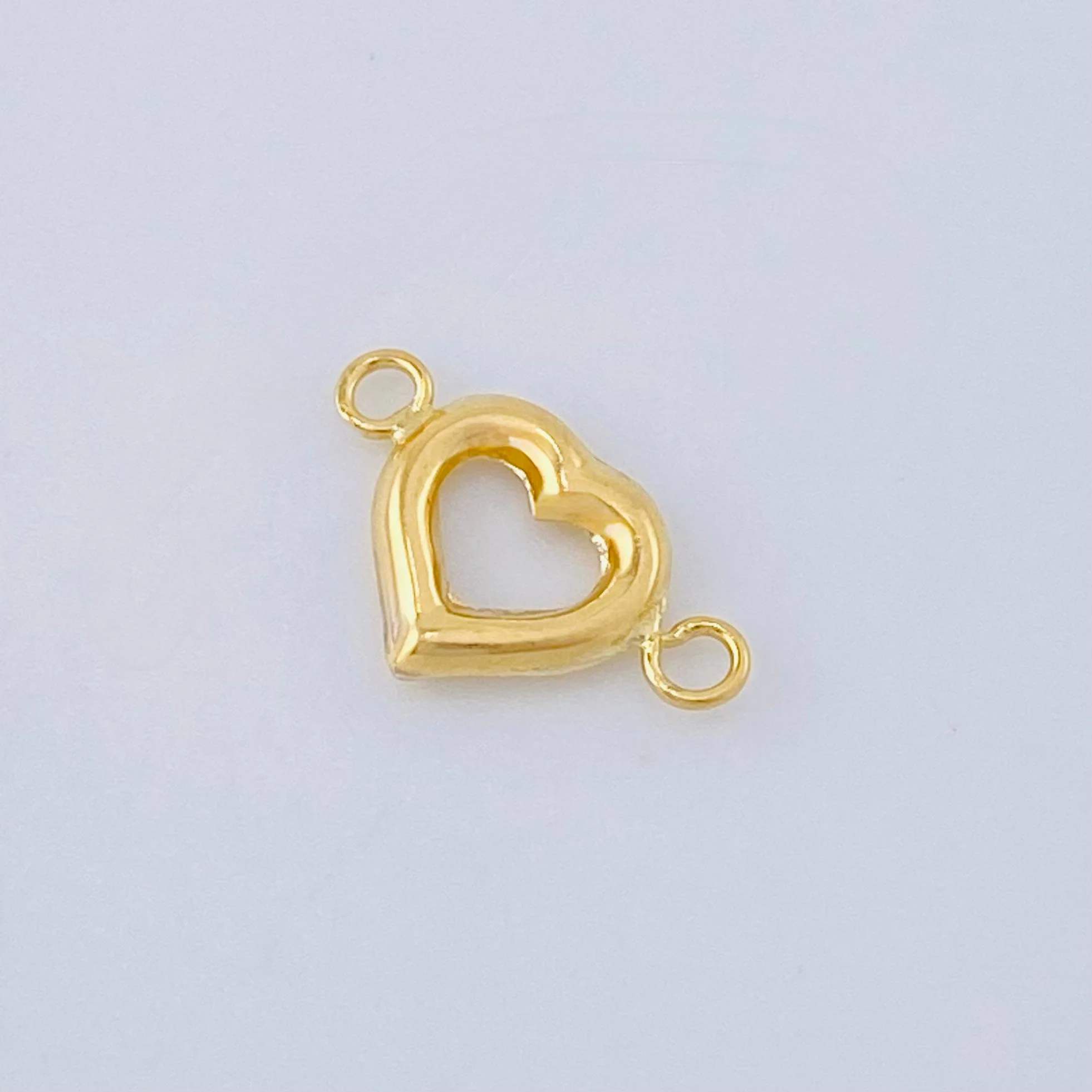 Herraje Corazón 0.35 g / 1.4 cm Oro Amarillo 18K - Image 2