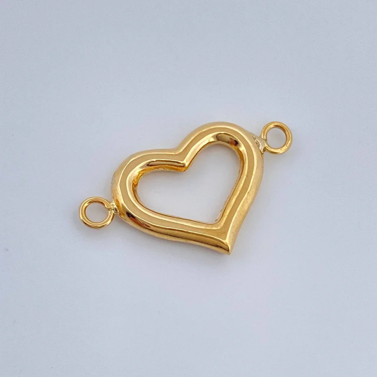 Herraje Corazón 0.45 g / 1.9 cm Oro Amarillo 18K - Image 2