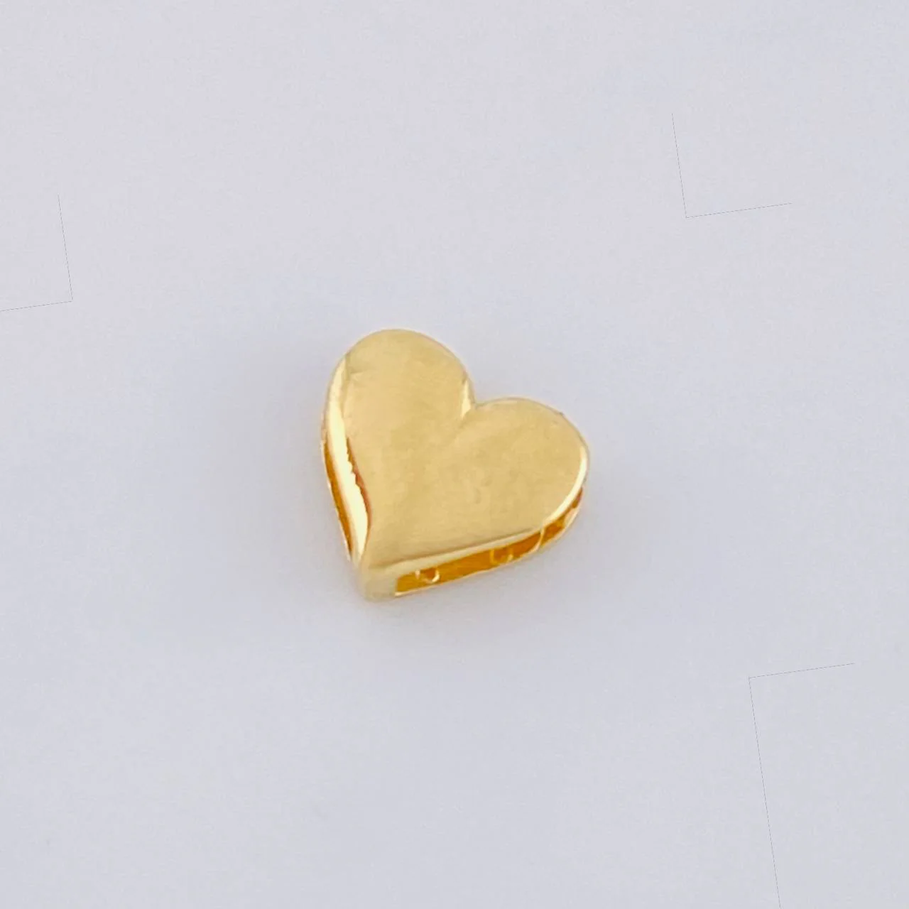 Herraje Corazón 0.65 g / 0.7 cm Oro Amarillo 18K - Image 3