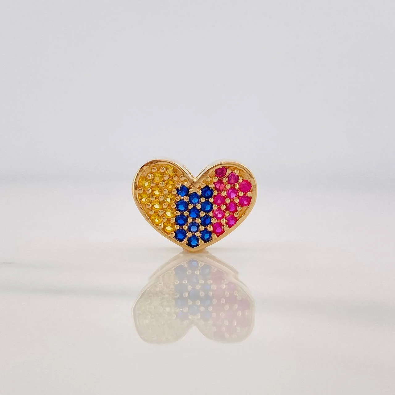 Herraje Corazon 1.85 g / 1.4 cm Oro Amarillo 18K