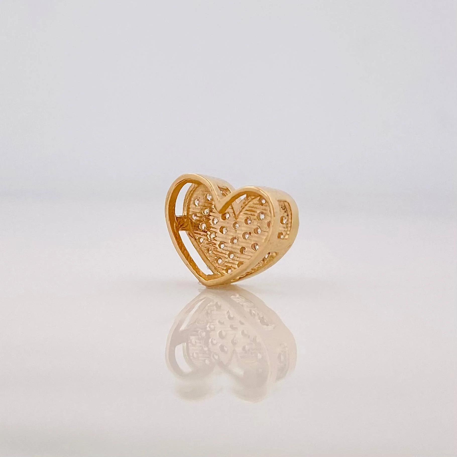 Herraje Corazón 1 g / 1.1 cm Oro Amarillo 18K - Image 3