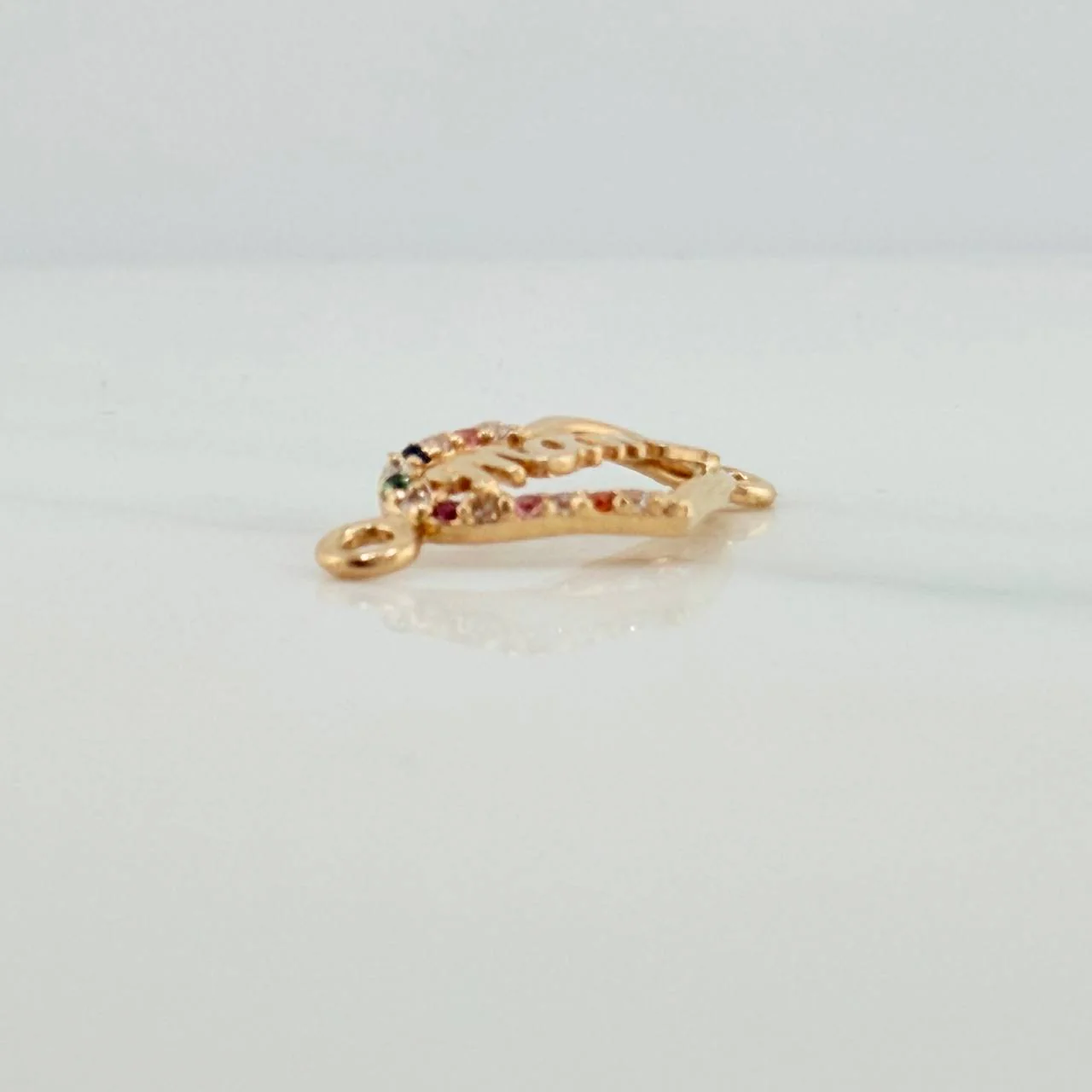 Herraje Corazon Mama 0.95gr / 2cm / Oro Amarillo 18K % - Image 3