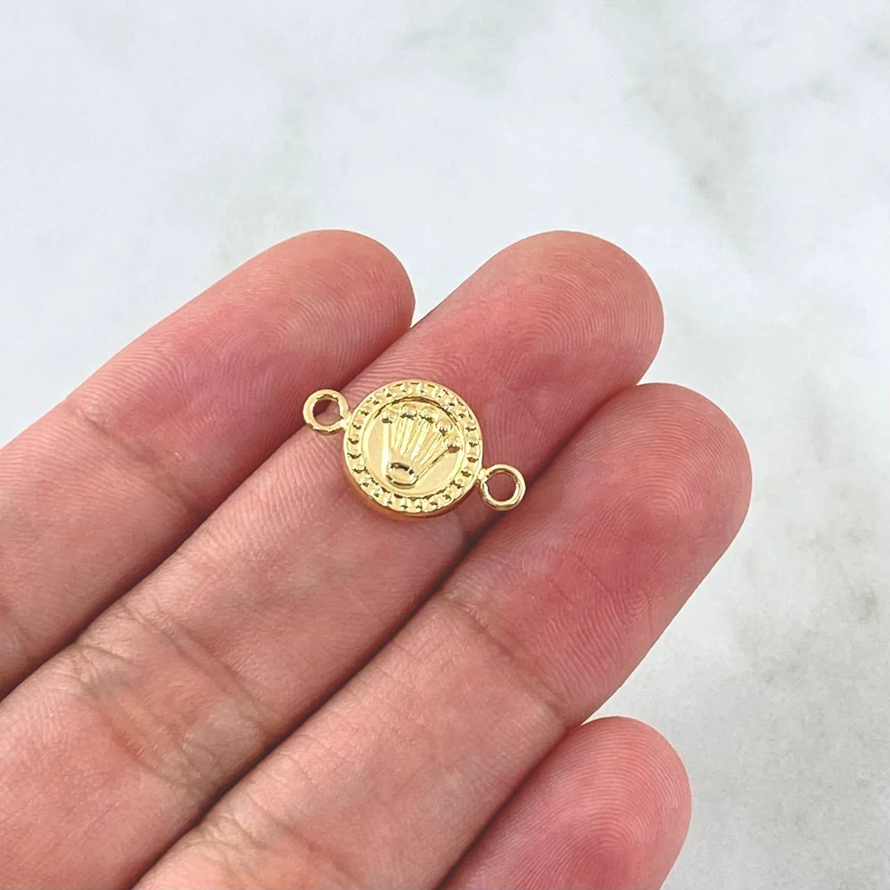 Herraje Corona 0.5 g / 1.5 cm Oro Amarillo 18K - Image 2