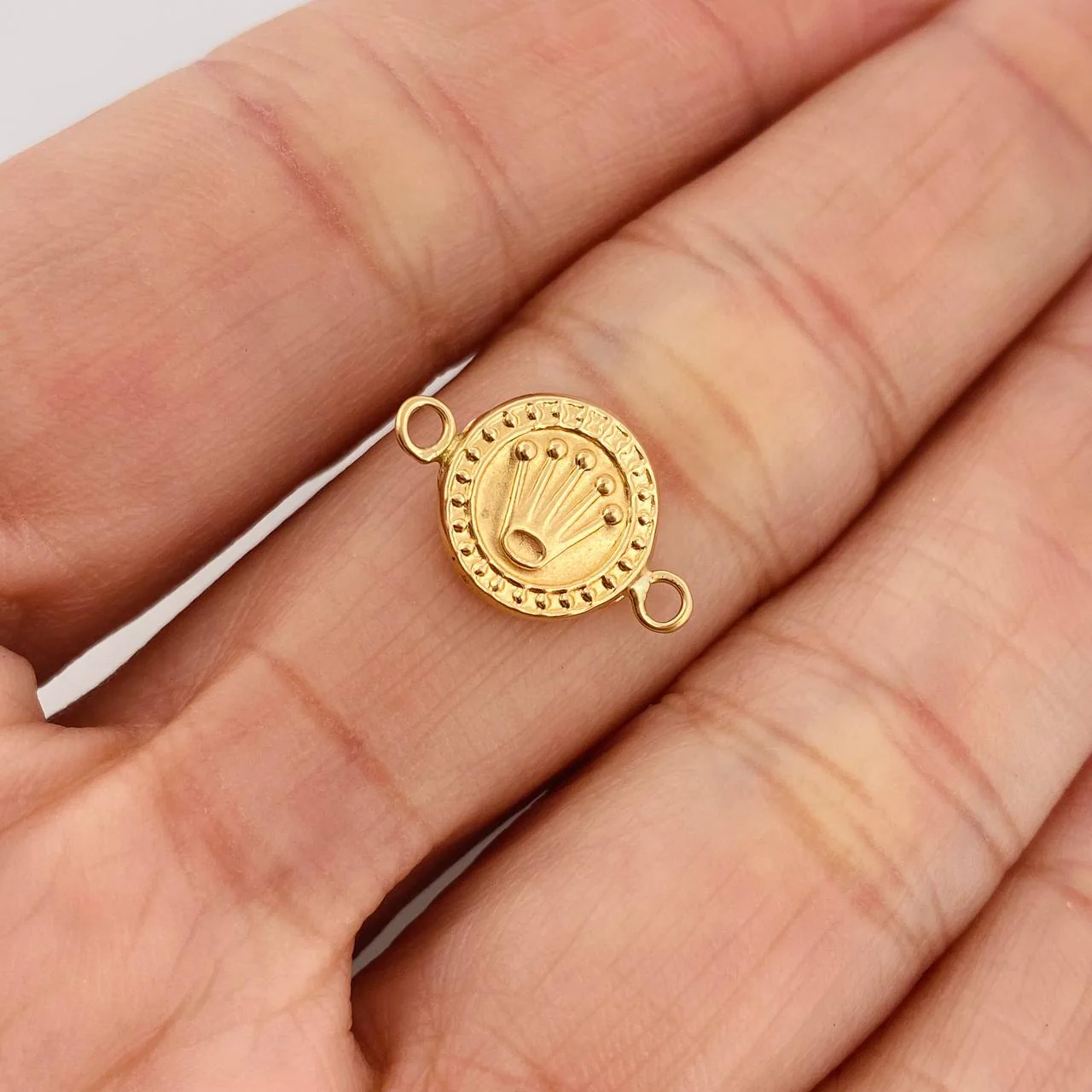 Herraje Corona 0.55gr / 1.6cm / Oro Amarillo 18K & - Image 5