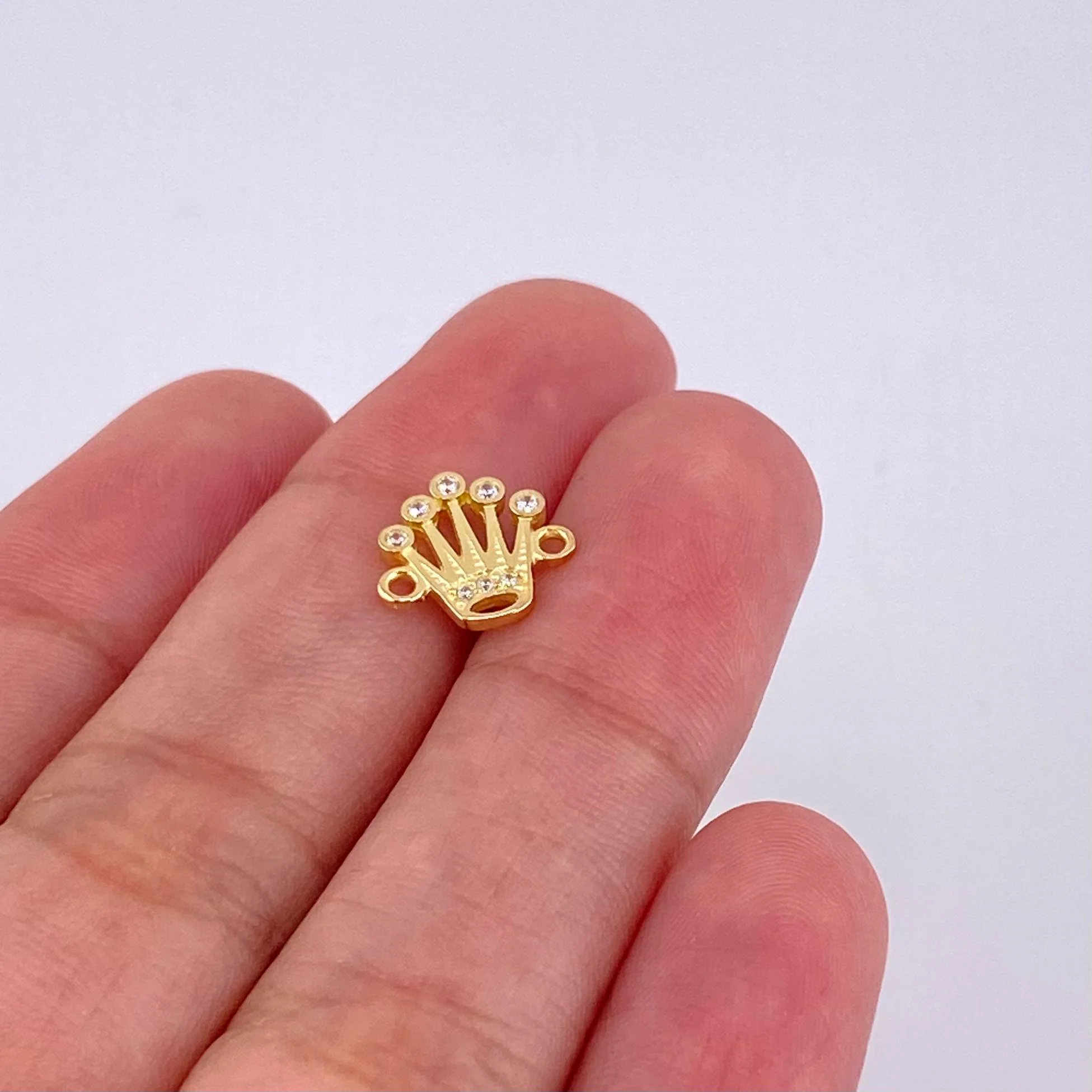 Herraje Corona 0.75 g / 1 cm Oro Amarillo 18K - Image 3