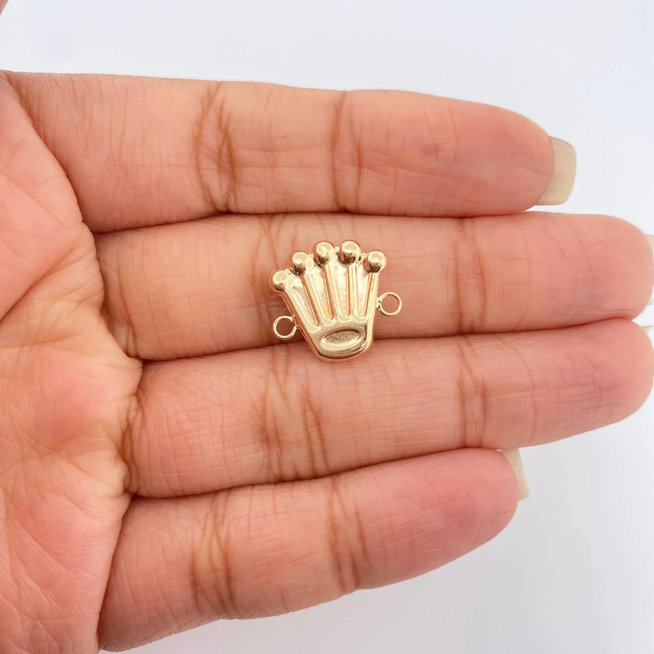 Herraje Corona 0.75gr / 1.5cm / Oro Amarillo 18K % - Image 3
