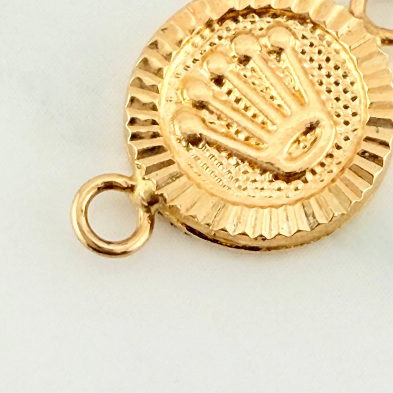 Herraje Corona 0.85gr / 1.8cm / Oro Amarillo 18K % - Image 3