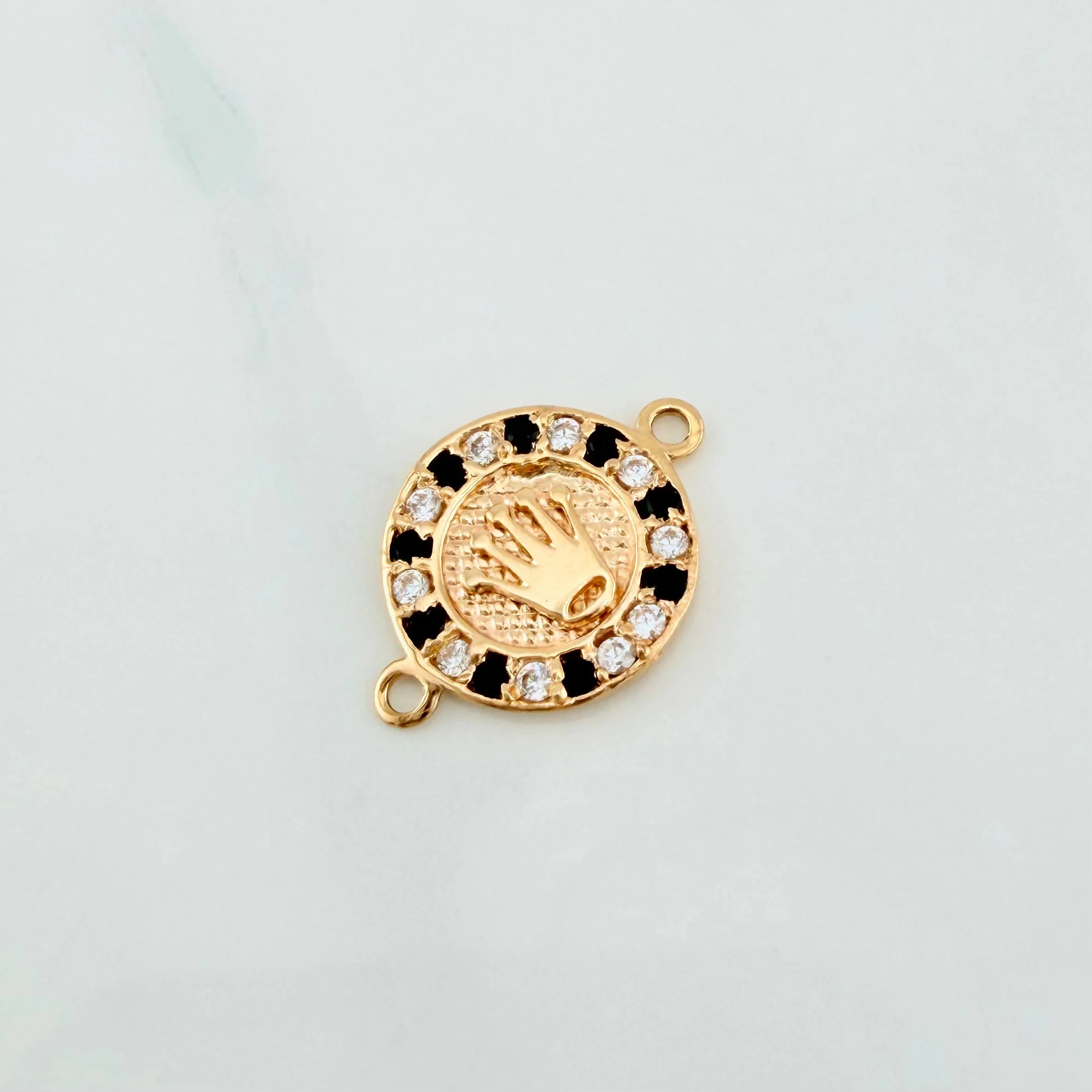 Herraje Corona 1.35 g / 1.8 cm Oro Amarillo 18K - Image 2