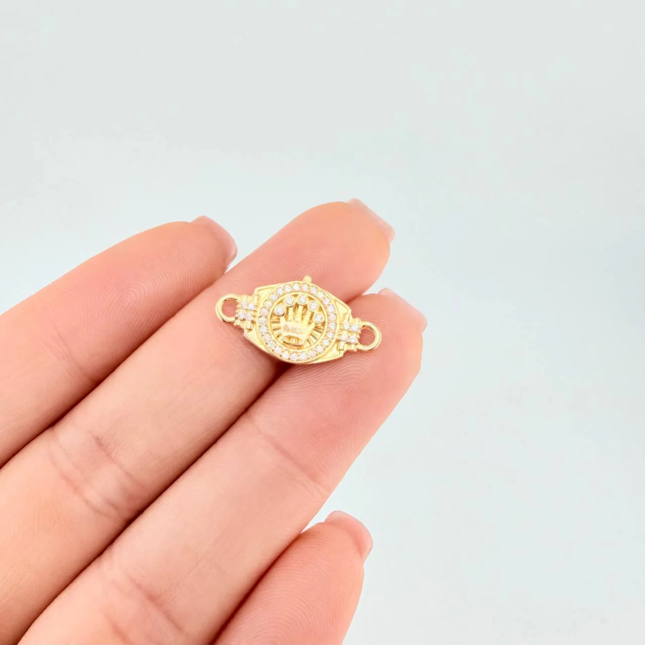 Herraje Corona 1.35 g / 2 cm Oro Amarillo 18K - Image 4