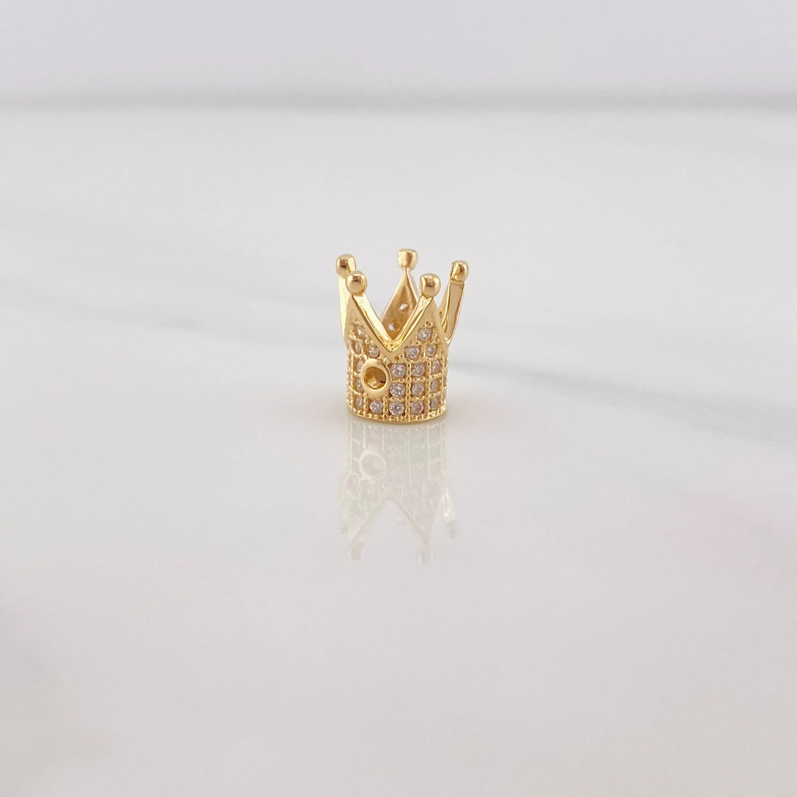 Herraje Corona 1.7g / 1cm Oro Amarillo 18K - Image 2