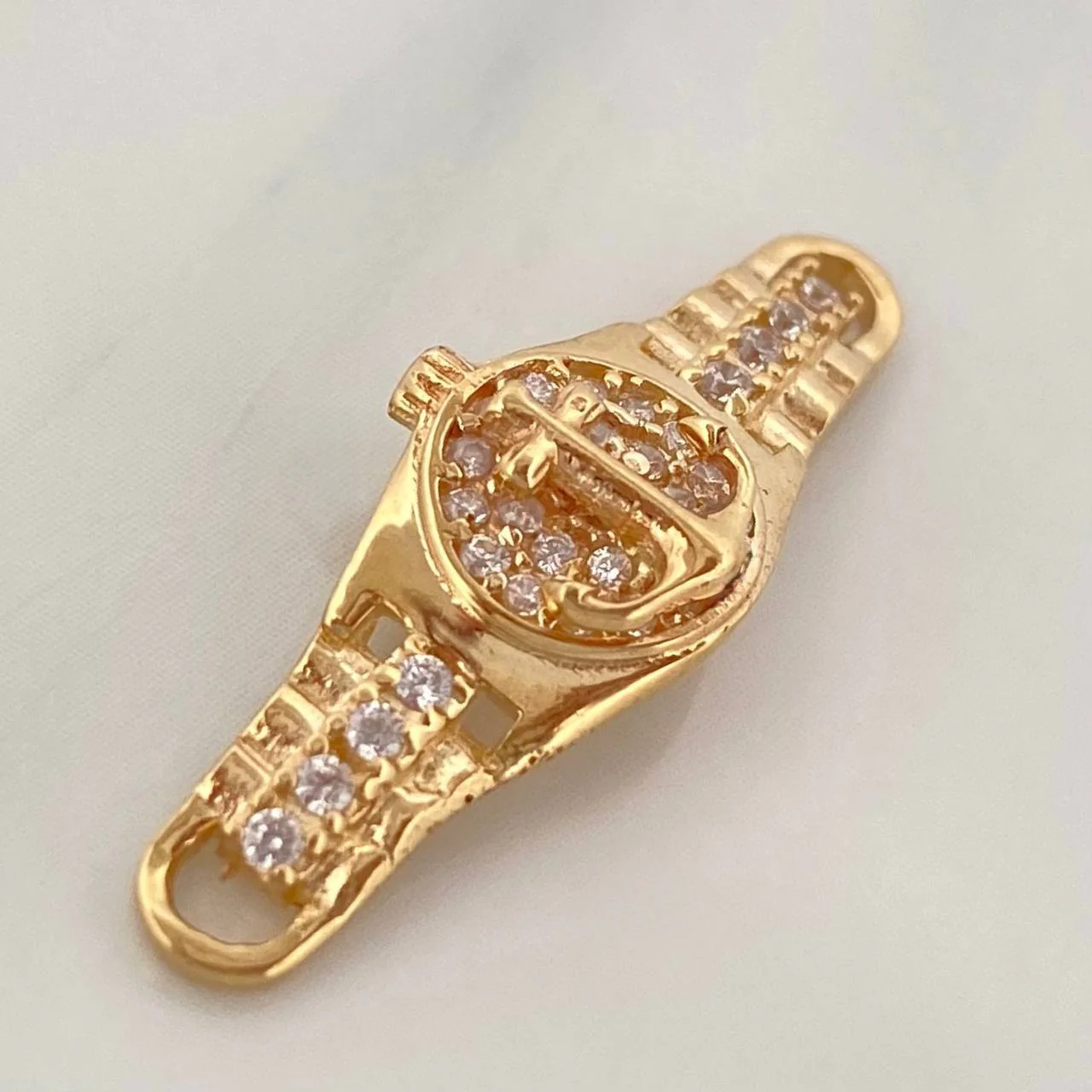 Herraje Correa Ancla 1.8gr / 2.7cm / Oro Amarillo 18K % - Image 3