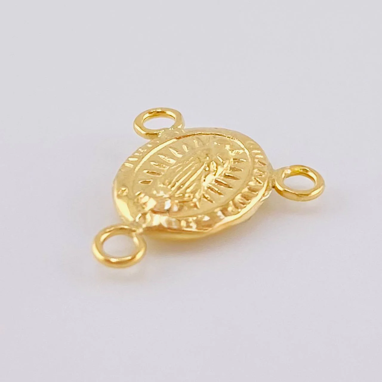 Herraje Crucero Virgen De Guadalupe 0.4 g / 0.3 cm Oro Amarillo 18K - Image 3