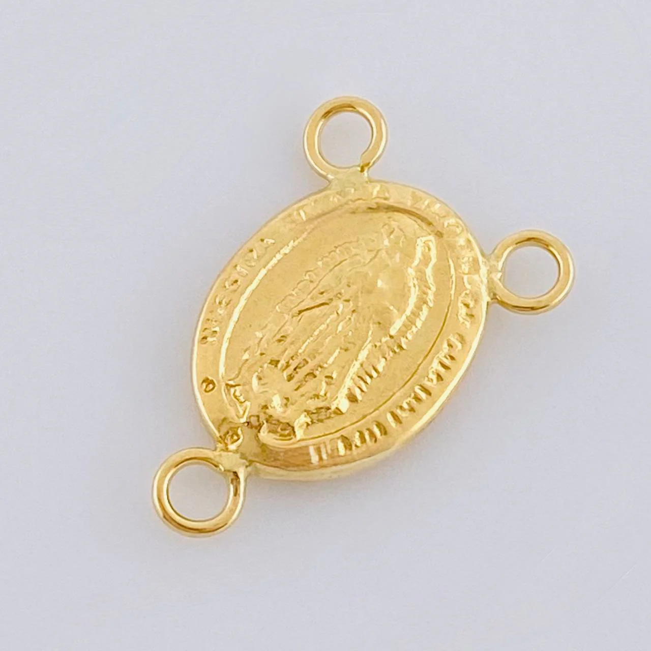Herraje Crucero Virgen De Guadalupe 0.6 g / 1.5 cm Oro Amarillo 18K - Image 2