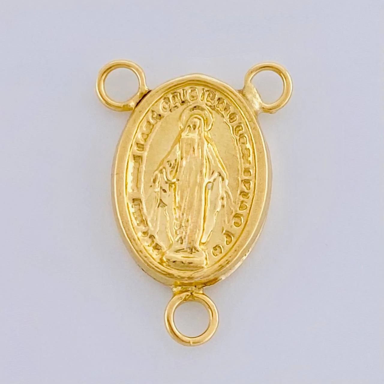 Herraje Crucero Virgen De La Milagrosa 0.6 g / 1.5 cm Oro Amarillo 18K